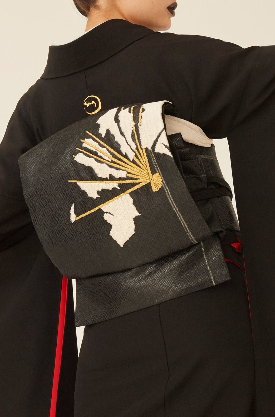 袋帯|不諦不動 黒|誉田屋源兵衛|漆|純金|お仕立て代込み