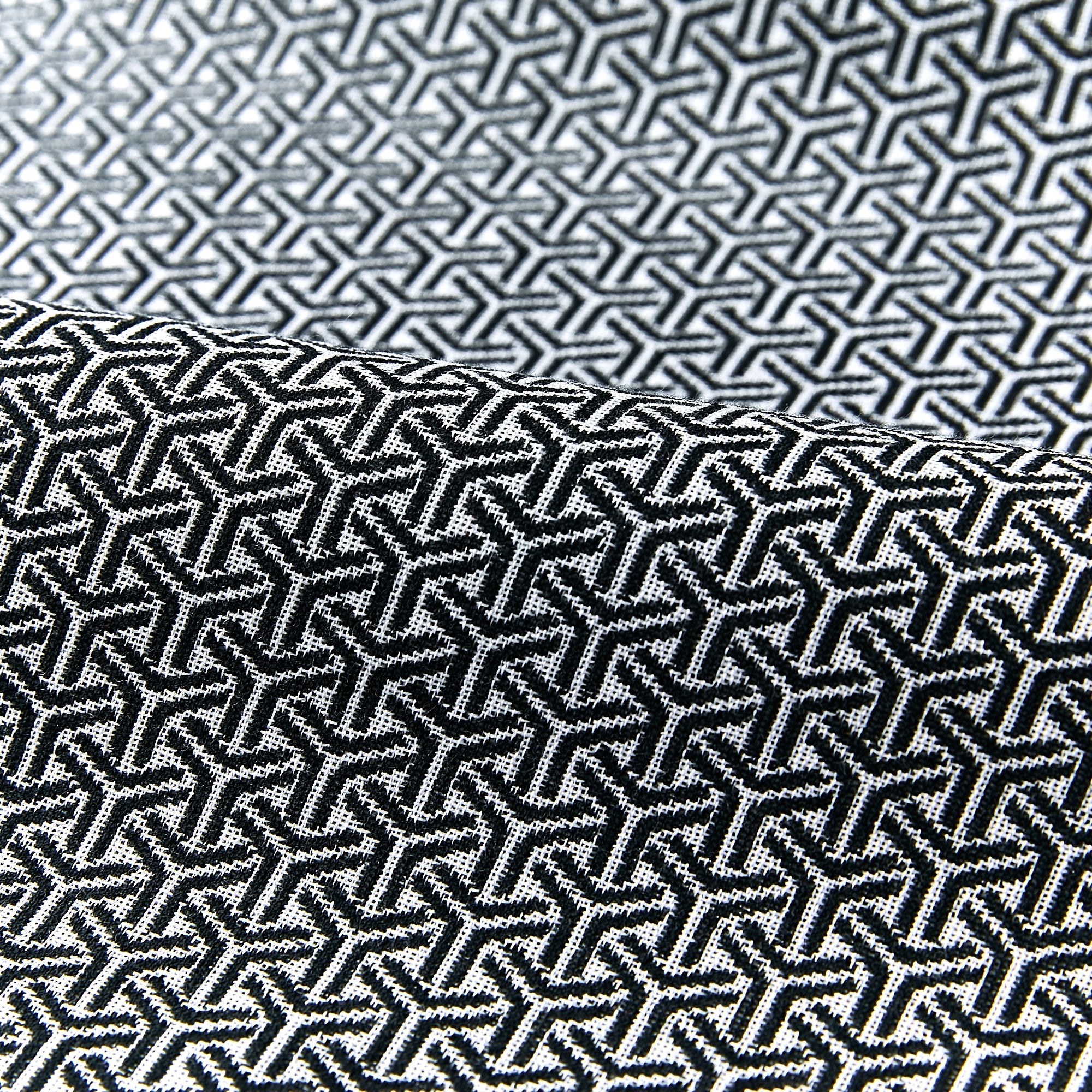 Bishamon tortoise shell monotone: rice weave small pattern | cotton | kimono | single robe
