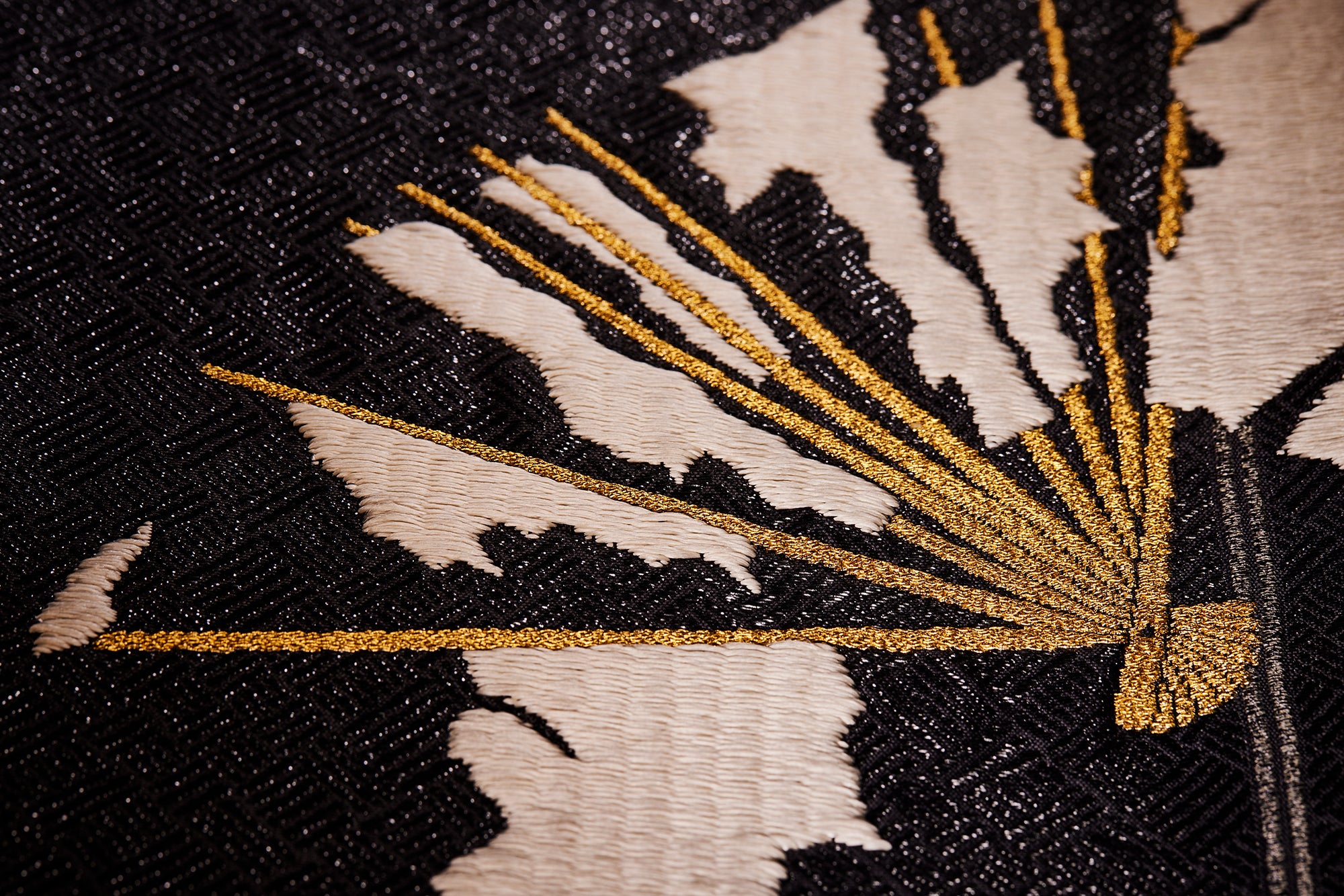 袋帯|不諦不動 黒|誉田屋源兵衛|漆|純金|お仕立て代込み