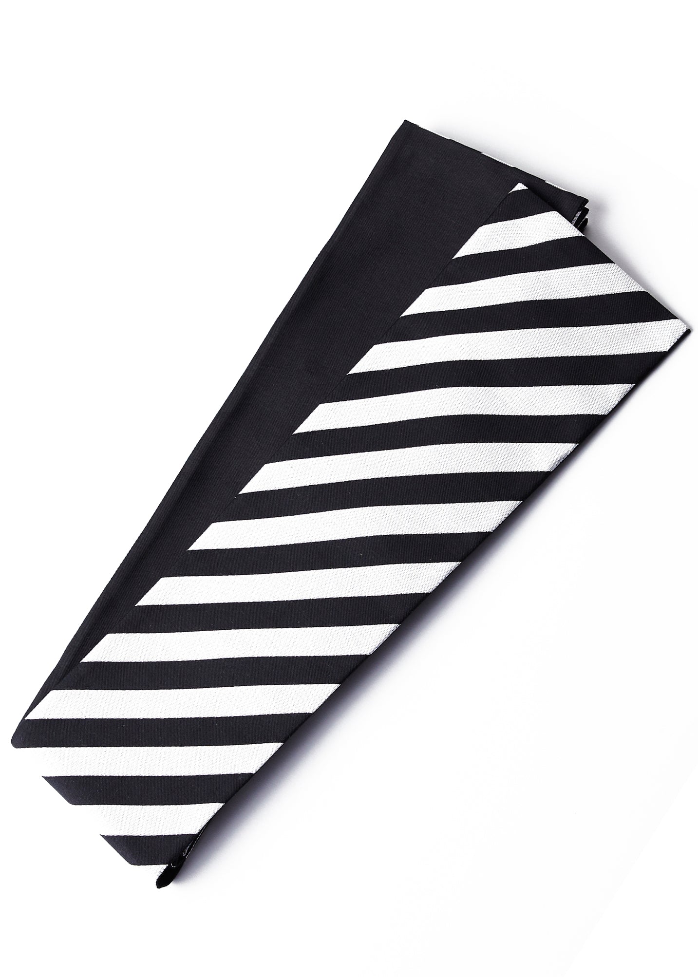 Diagonal stripes, antique reproduction pattern (KAPUKI original): Half-width obi | Pure silk