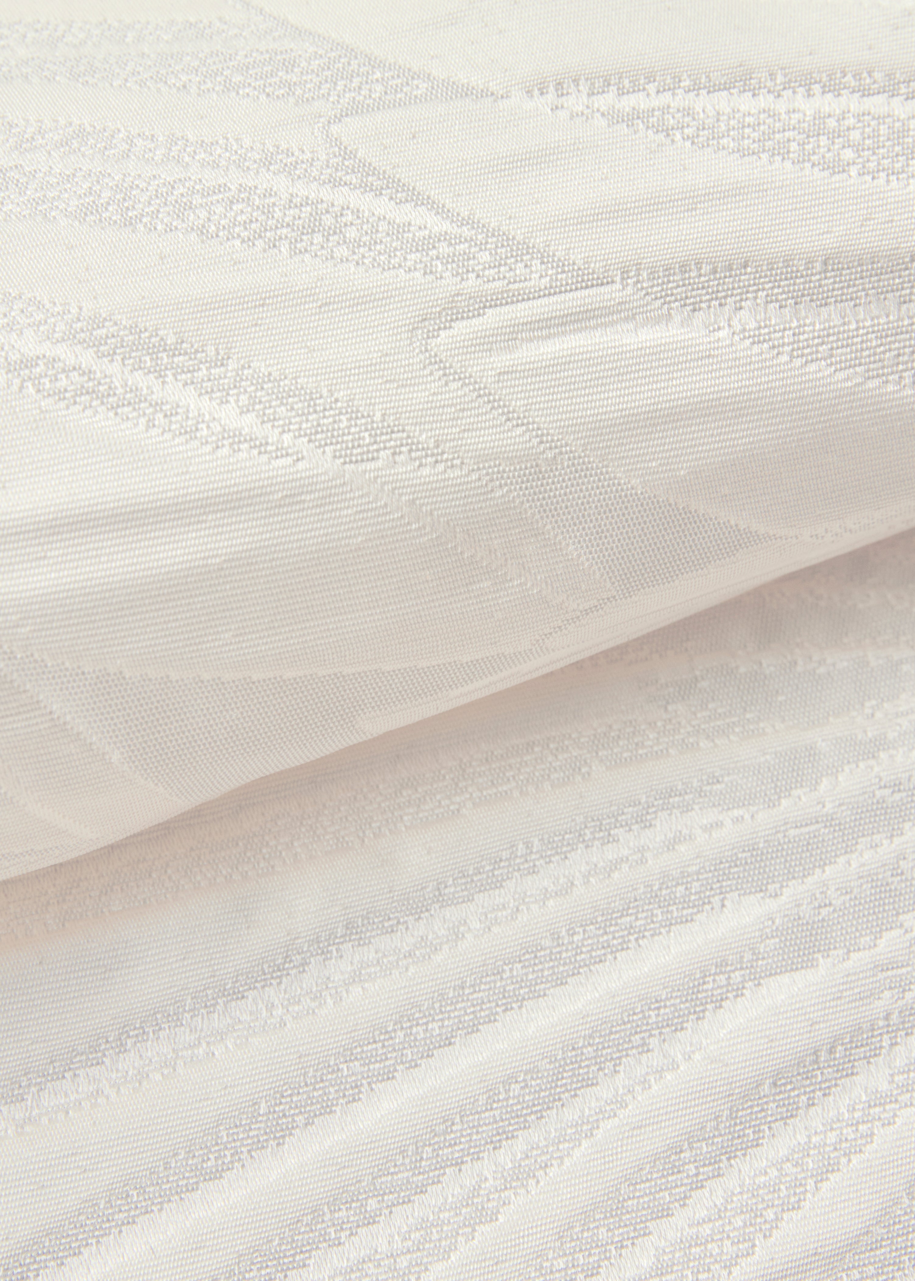 Wet Crow's Feathers, White (Kuroki Textiles): Heko Obi (Heko Belt) | Hakata-ori | Pure Silk