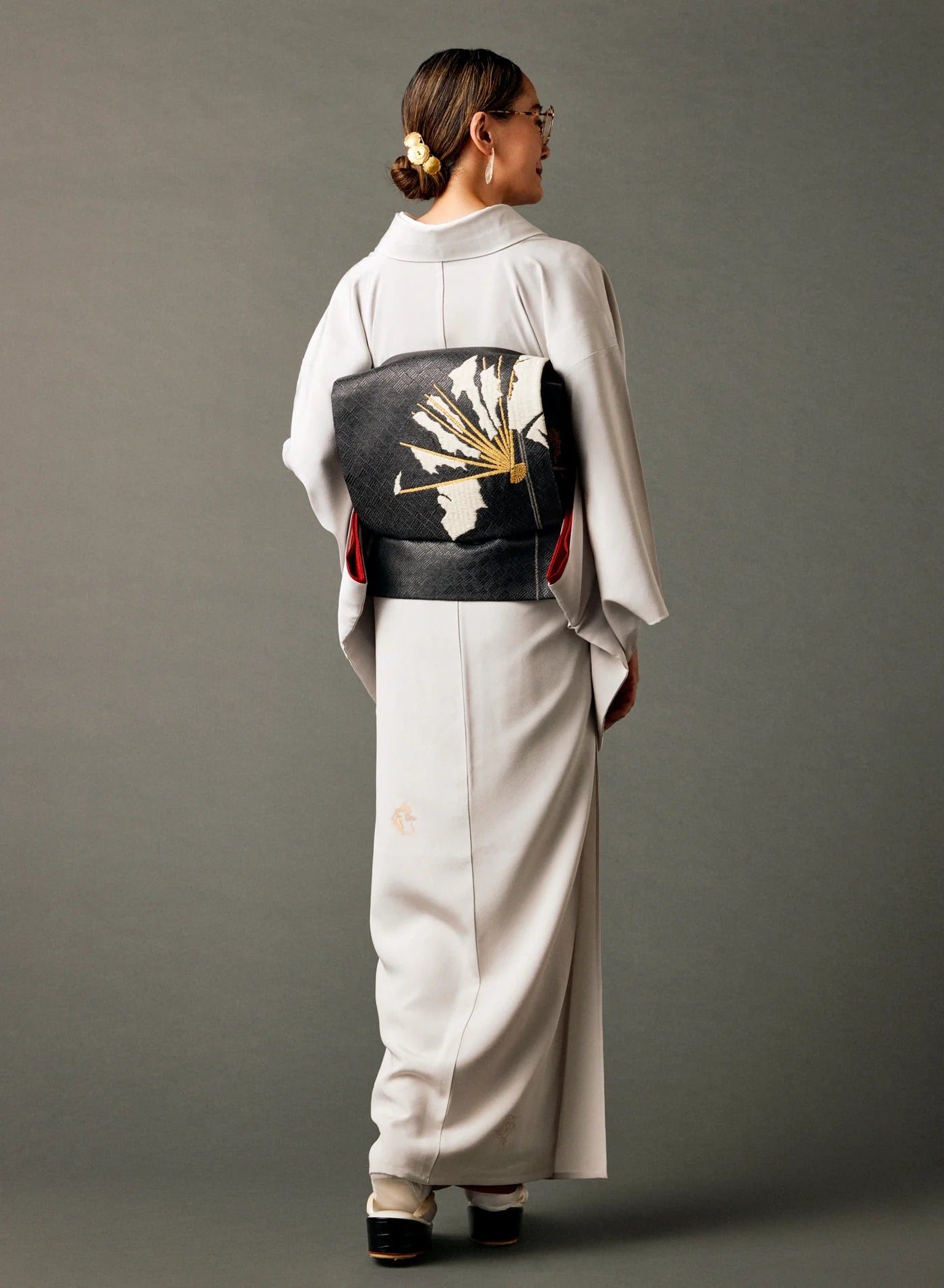 袋帯|不諦不動 黒|誉田屋源兵衛|漆|純金|お仕立て代込み