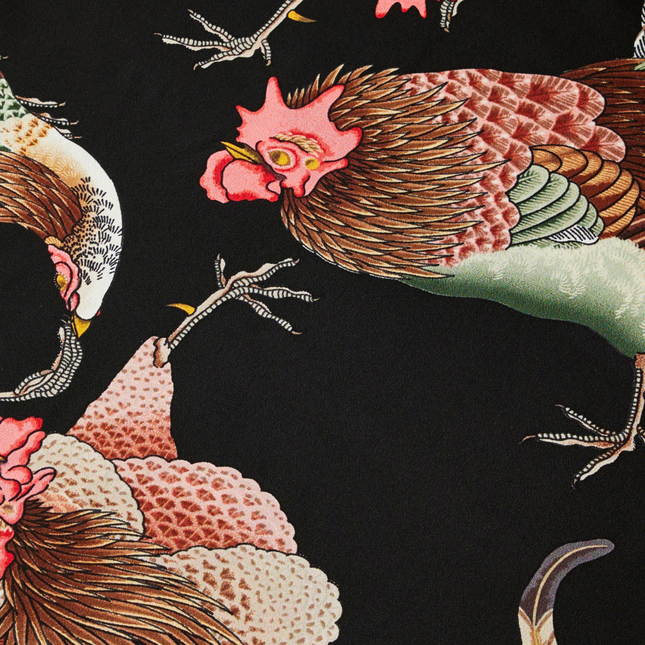Group of Chickens (Okaju): Undergarment | Pure silk