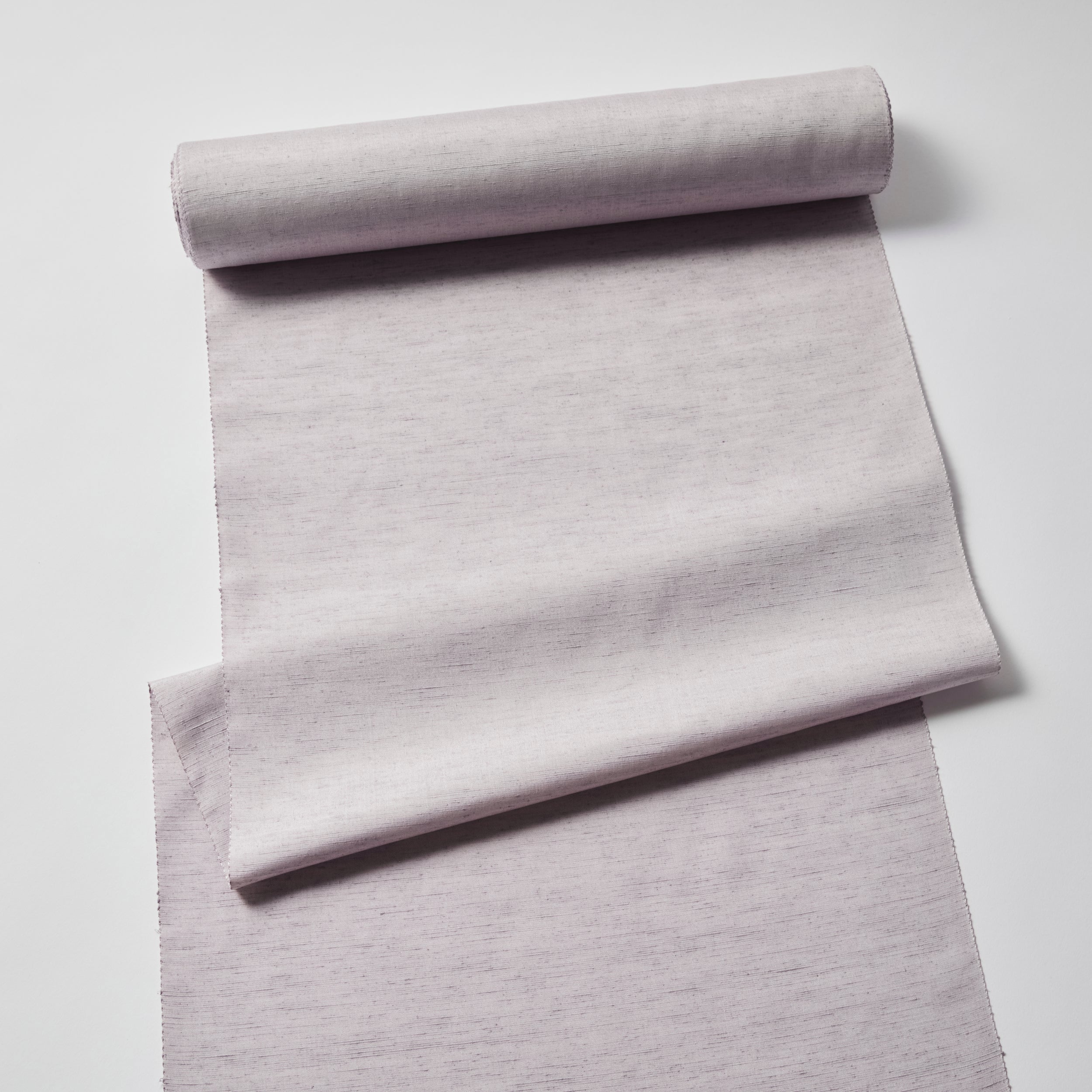 Juyo Tsumugi Hibiki Light Gray Purple: Yonezawa Weave | Pure Silk | Single Layer | Lined