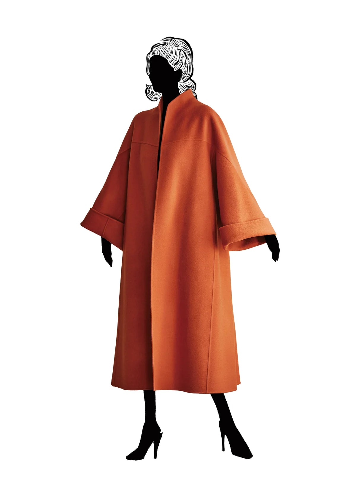 Actress Coat DENEUVE Chocolate Brown (MIMA): Coats | Outerwear