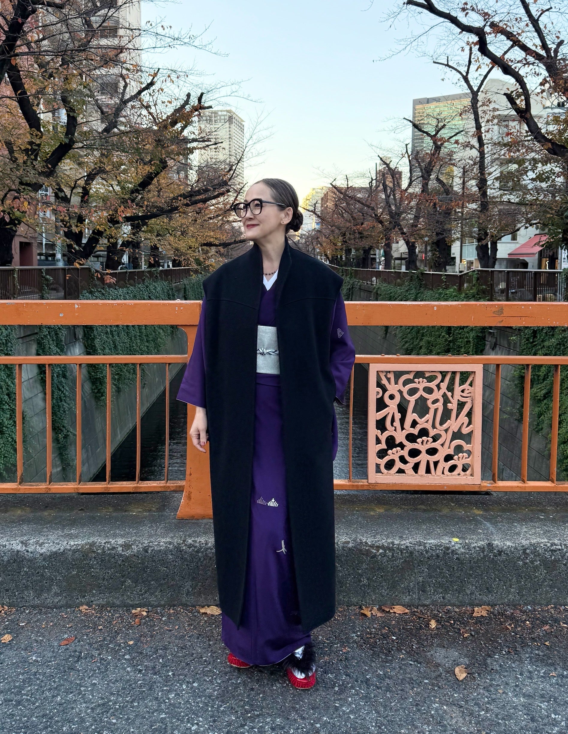 ジレ|GILET DENEUVE|ブラック|MIMA