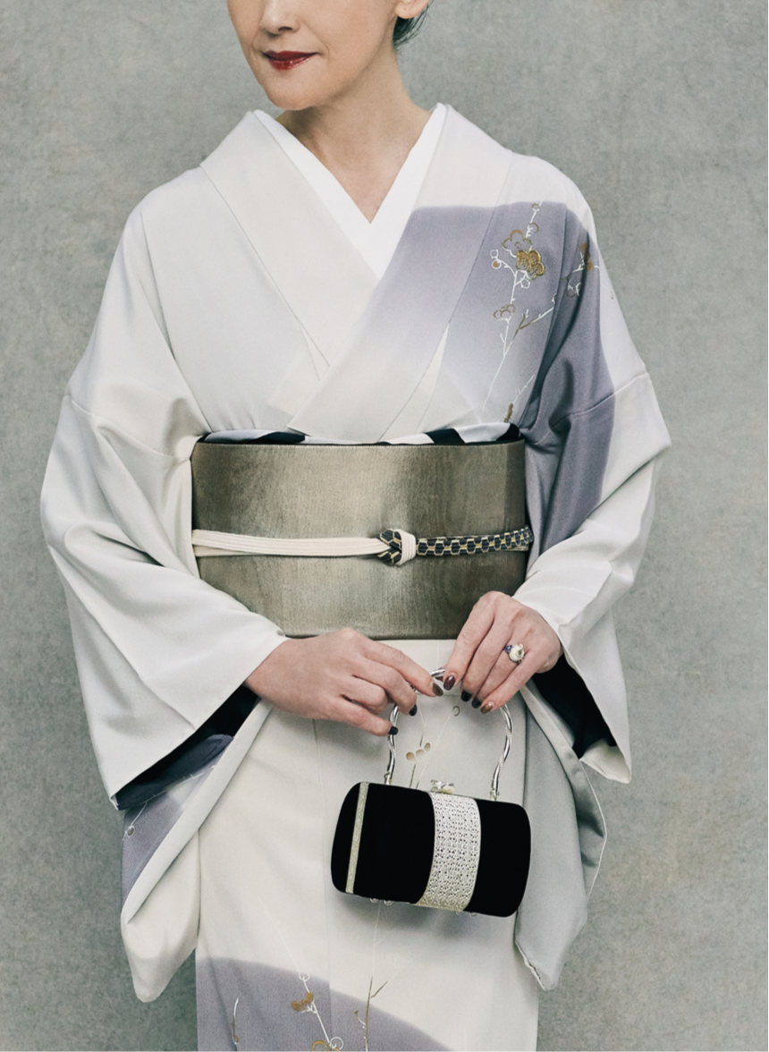 Genjikoh (Erihide KAPUKI special order): Obiage | Pure silk