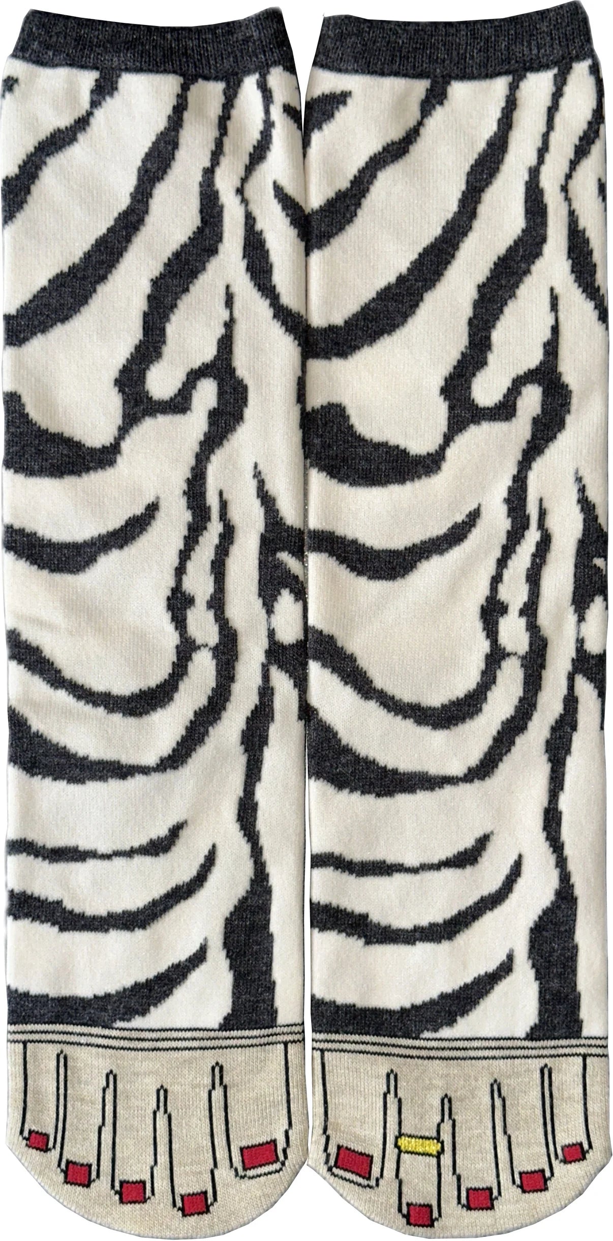 ソックス|ペディキュアソックス ゼブラ|Onyva