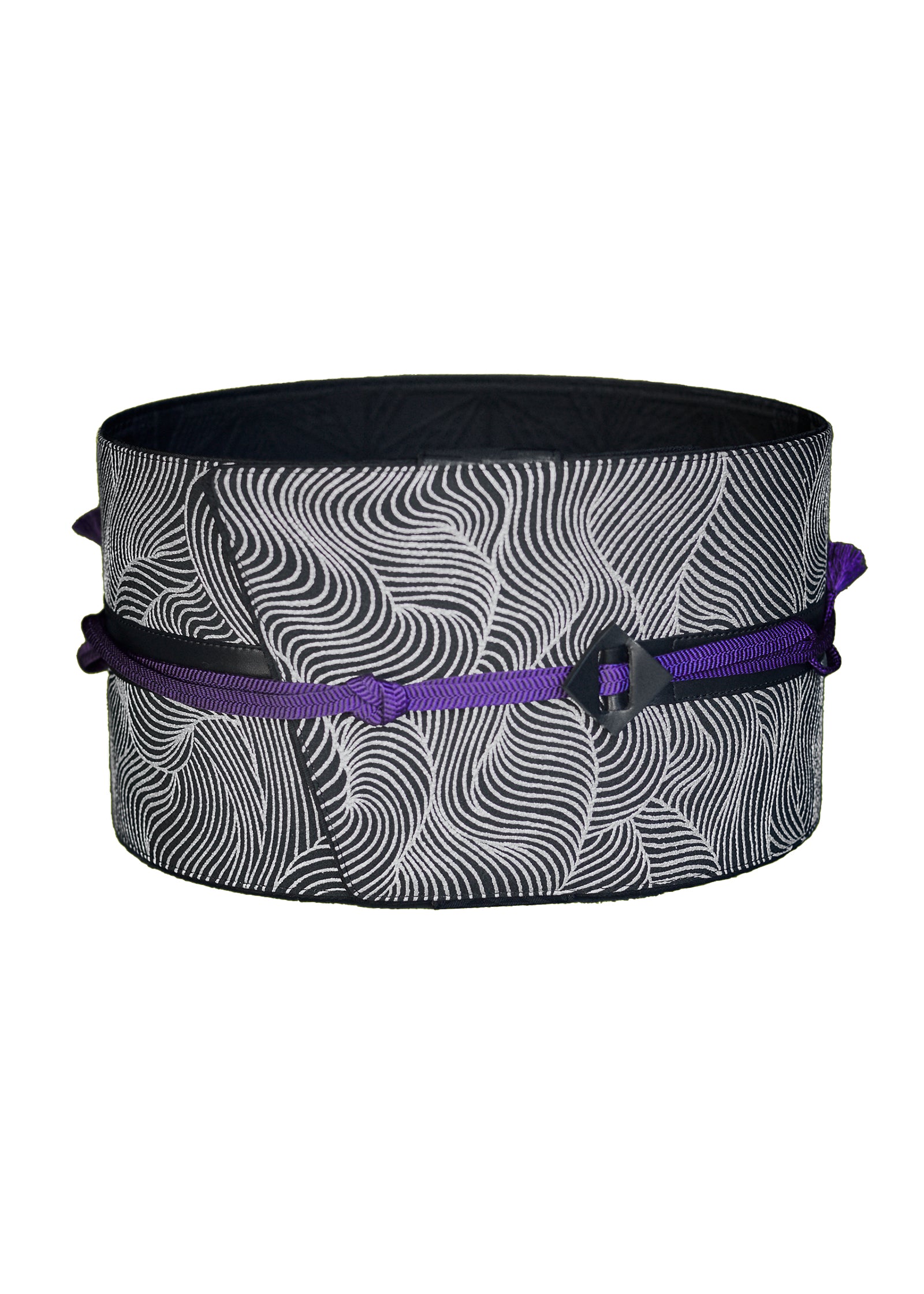 荒波(KAPUKI×形梅):帯ベルト| 江戸小紋 |正絹