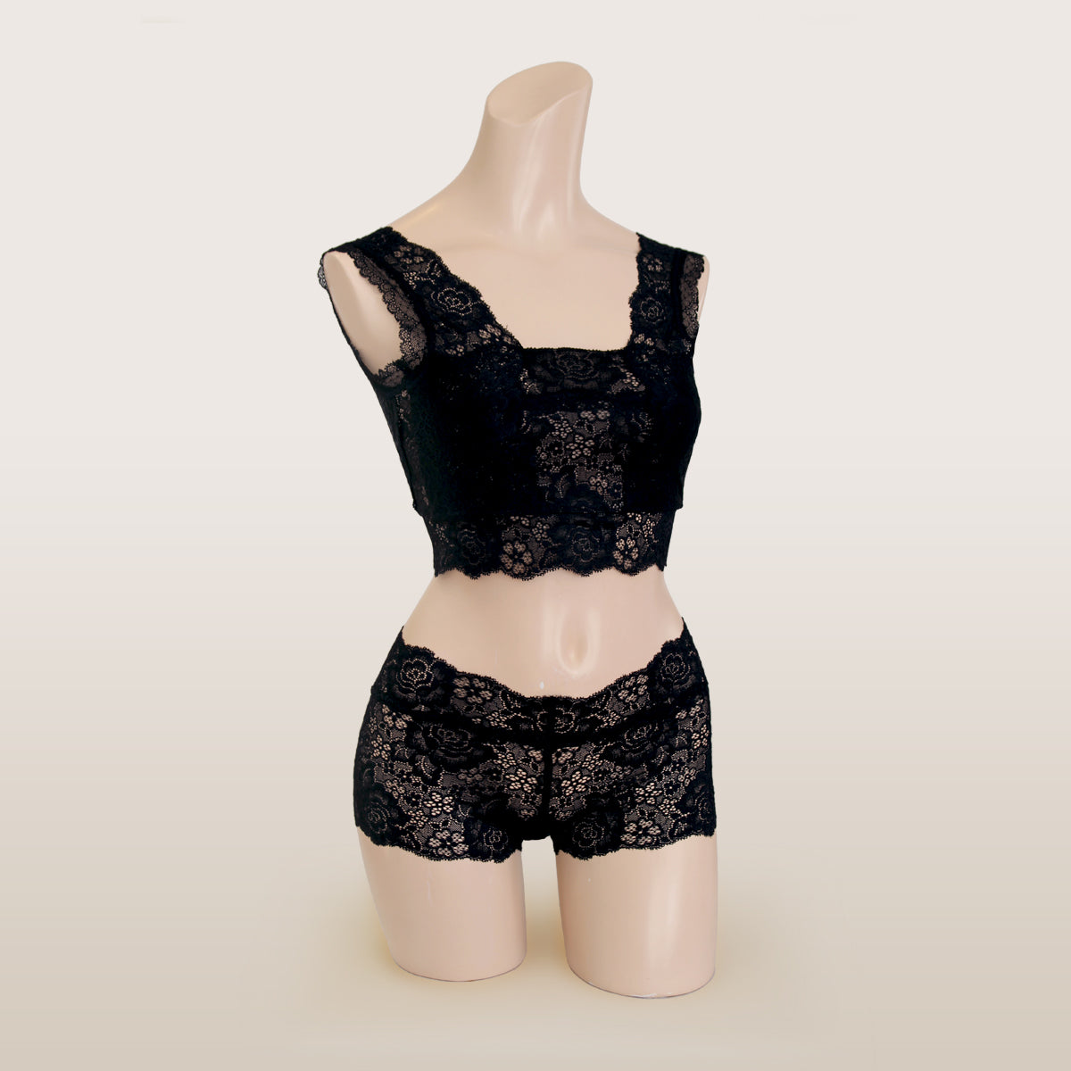 Camellia Shorts Black (Wafure): Japanese underwear