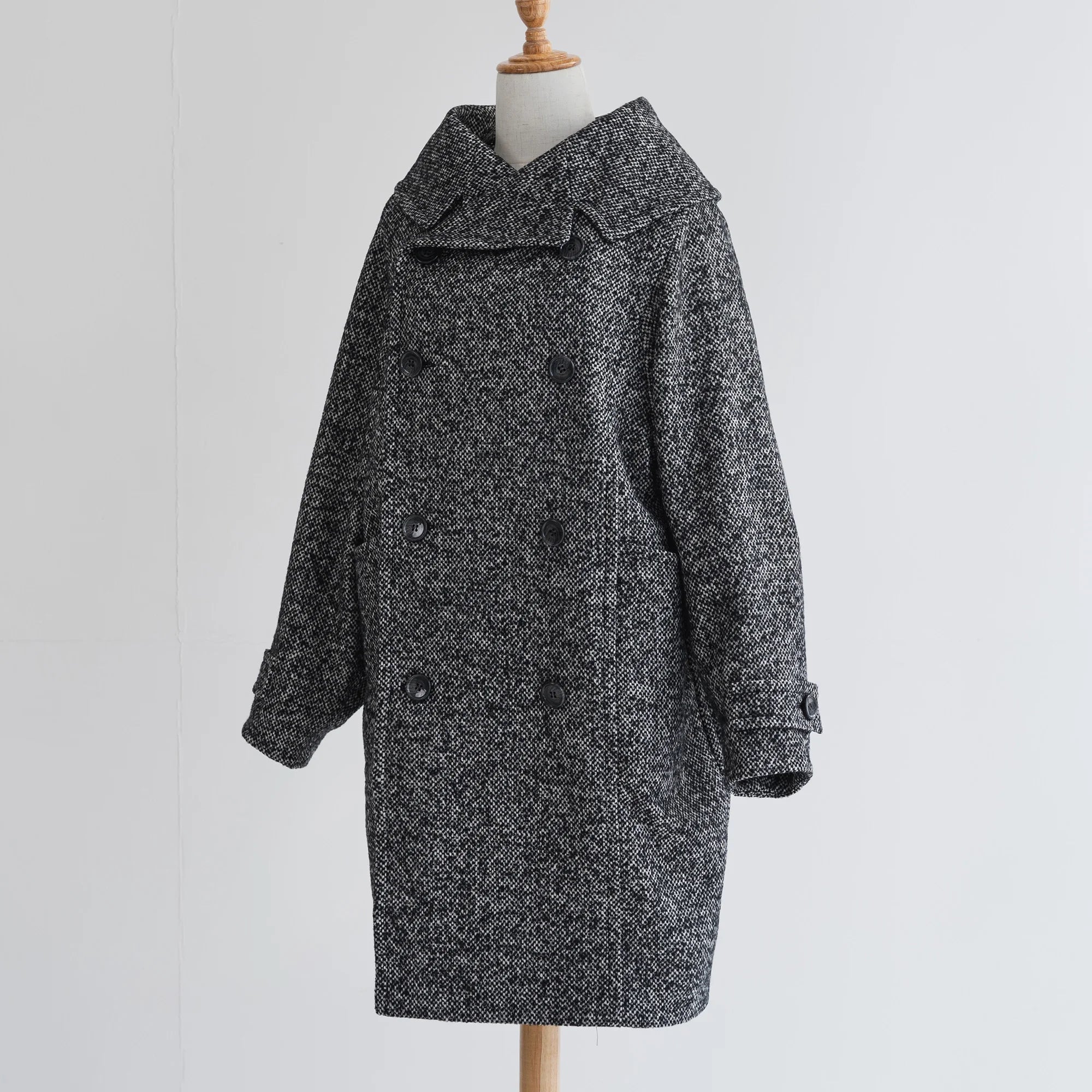 【受注生産】コート|duo coat|dark gray|KOTOWA