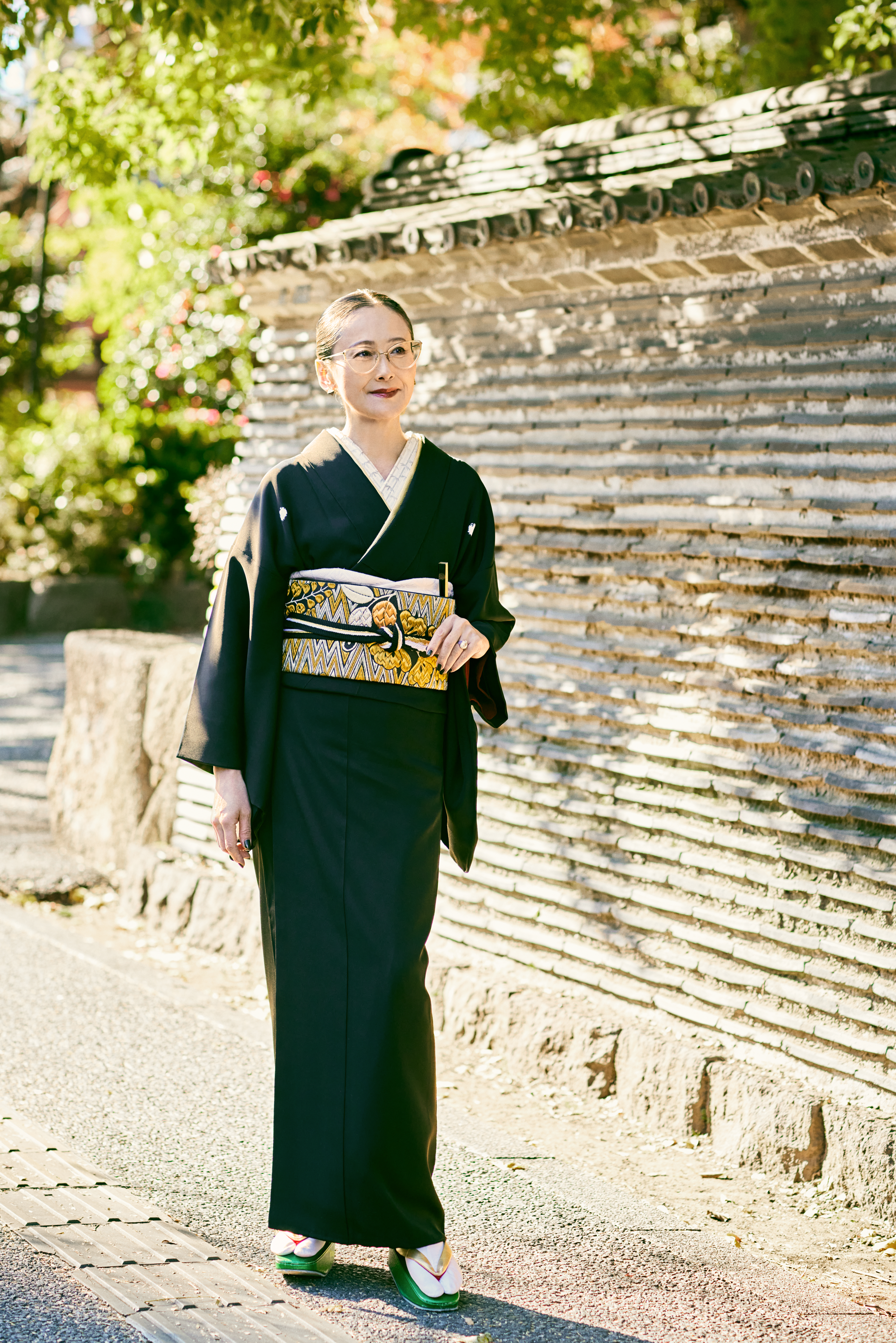 Yamato Braid Extra Thick Black and Gold (KAPUKI Exclusive): Belt Tie | Pure Silk