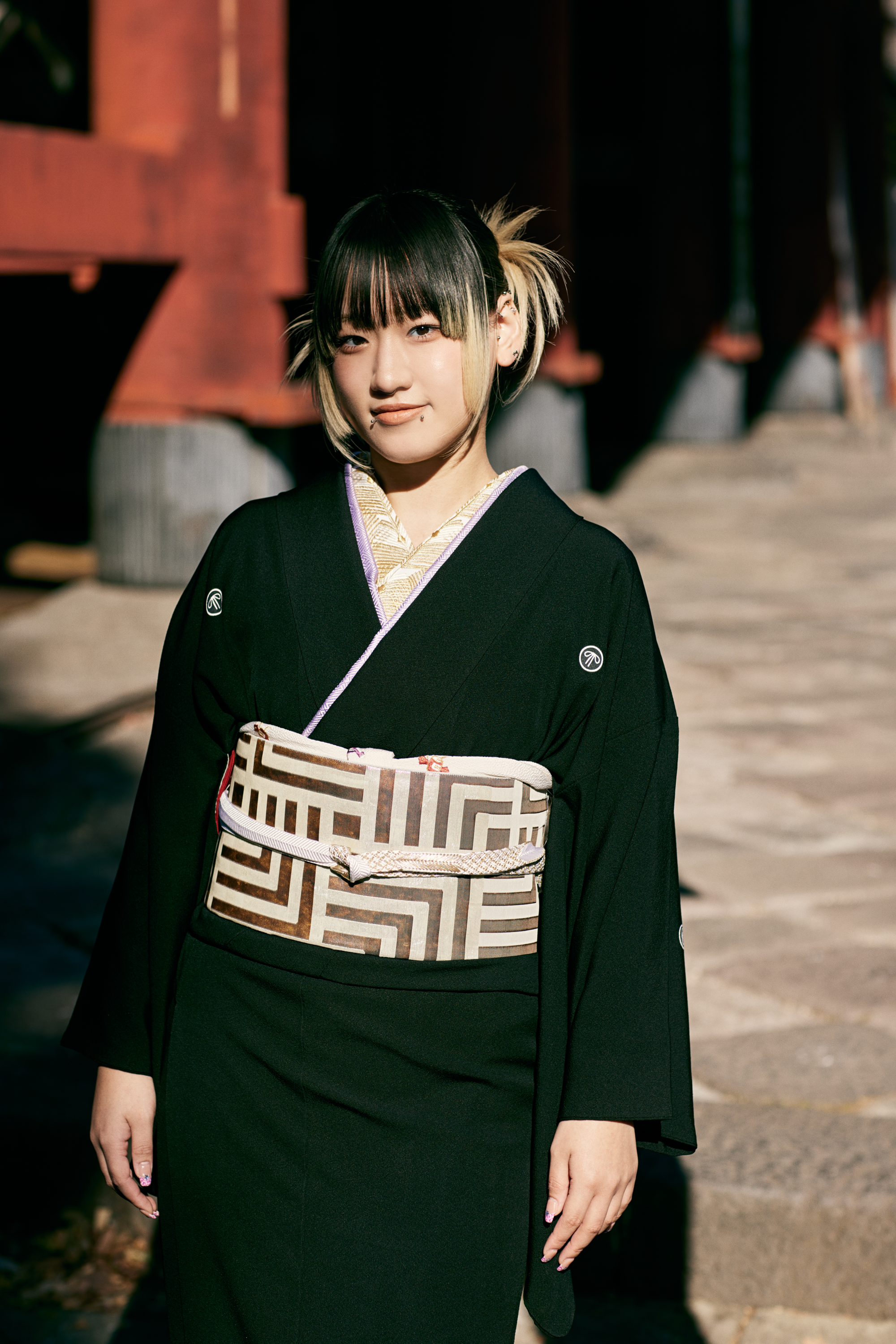 黒紋付 縮緬(五つ紋・胴裏・お仕立て代込み|ガード加工済み)