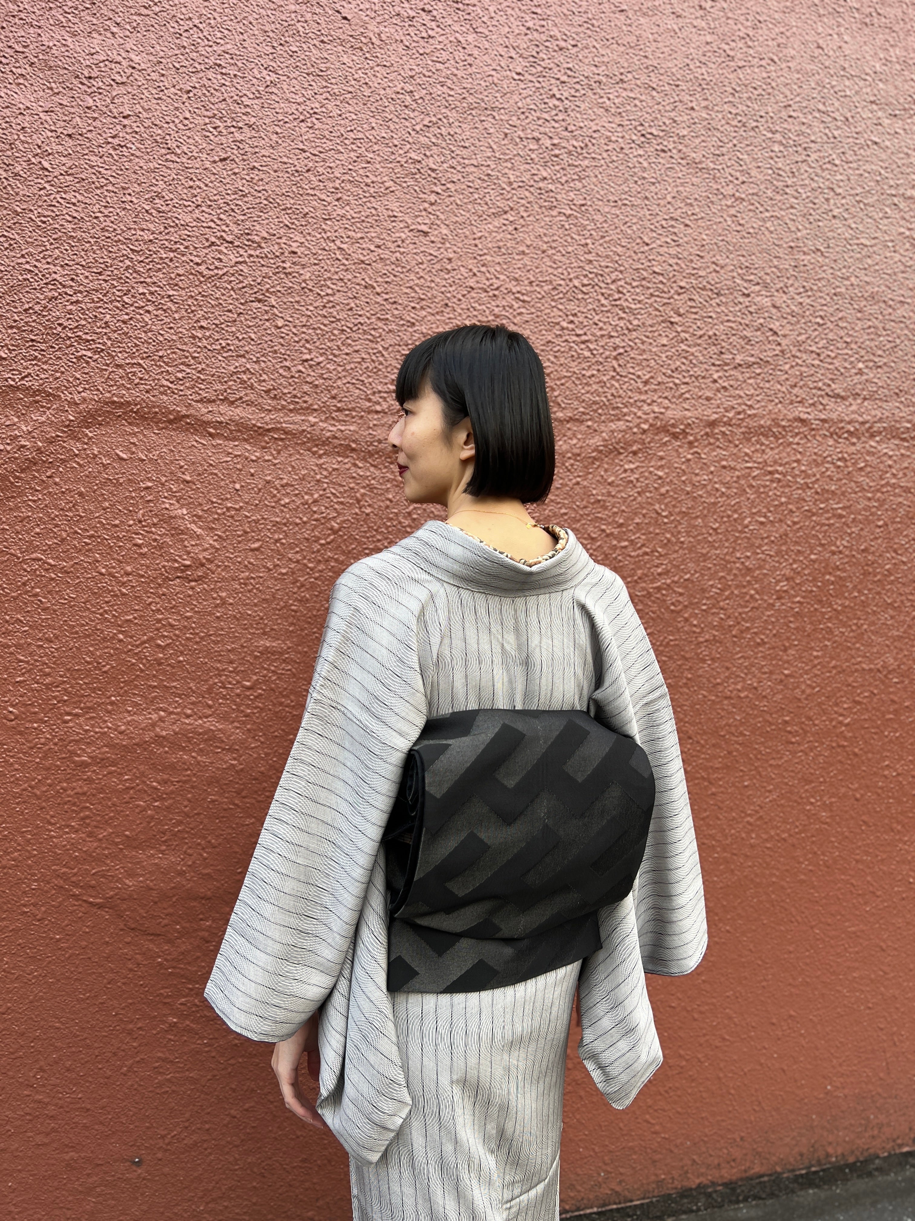 【受注生産】着物|伊勢型小紋|伊予染め 春の海|古今