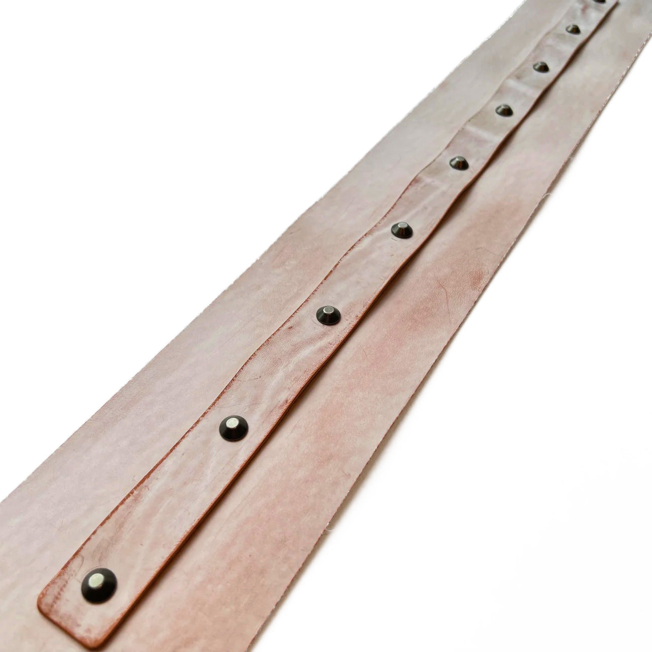 帯ベルト|エイジングレザー ナチュラル|Lサイズ|メンズ|KAPUKI *完売次第販売終了