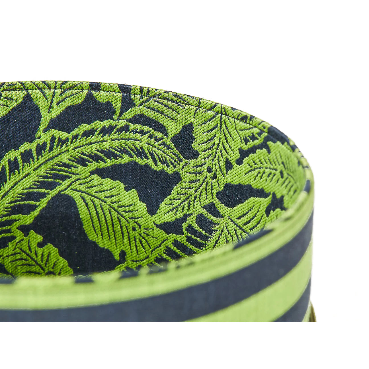 帯ベルト|ボーダー 緑 フリーサイズ|KAPUKI|西陣織|正絹