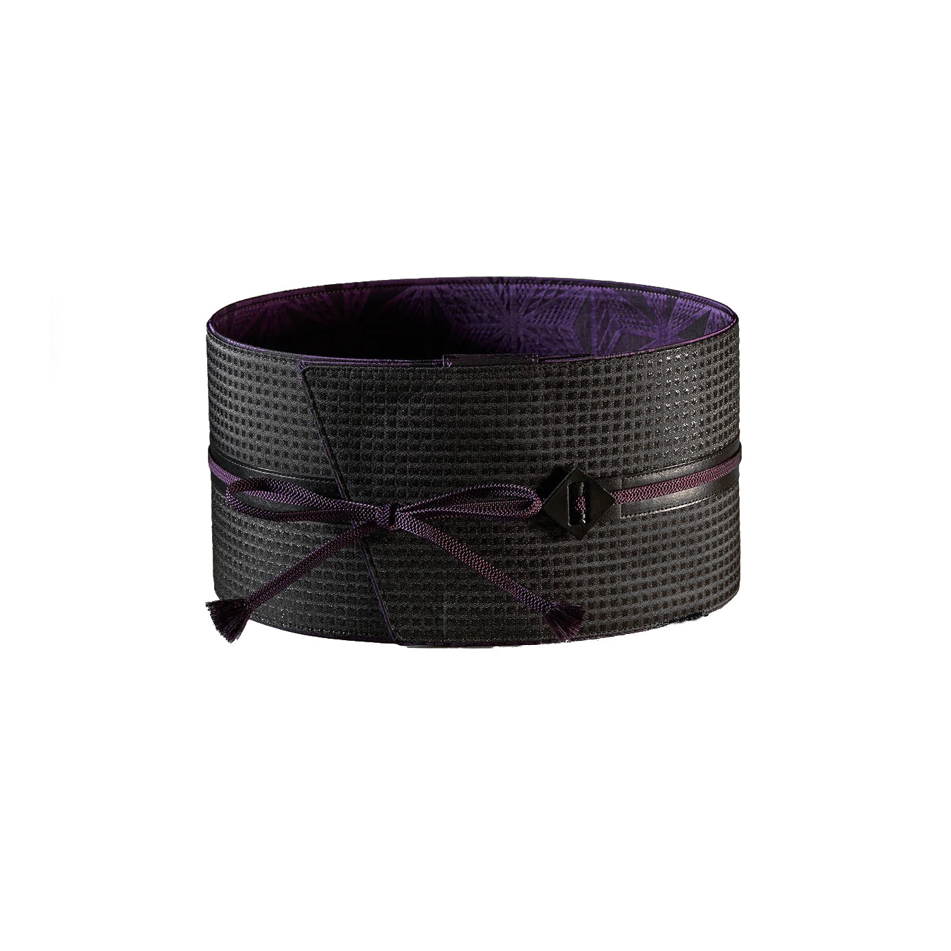 漆市松:帯ベルト|西陣織|正絹