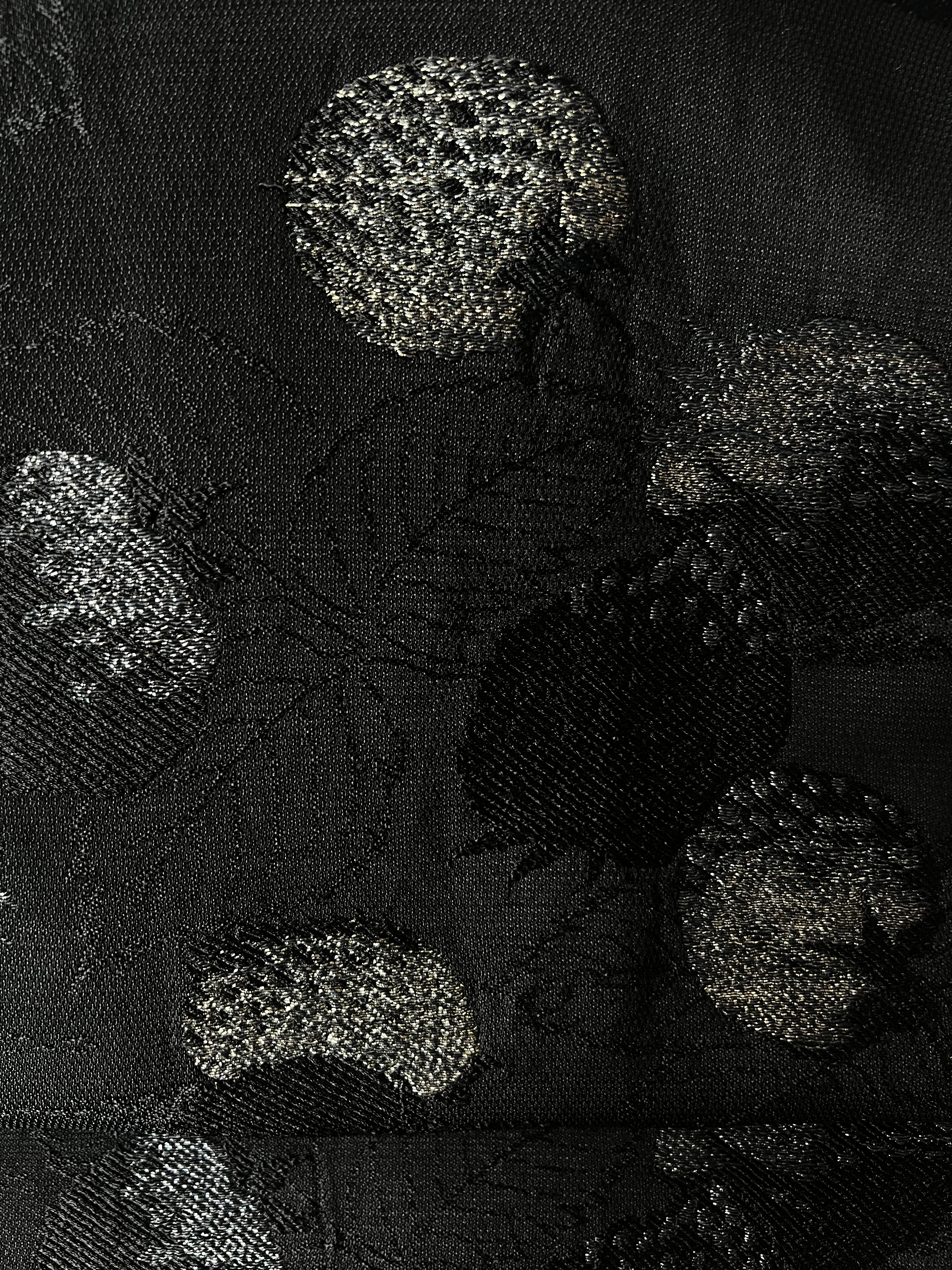 黒苺 輪奈織 絽(Wing):アンティーク|名古屋帯