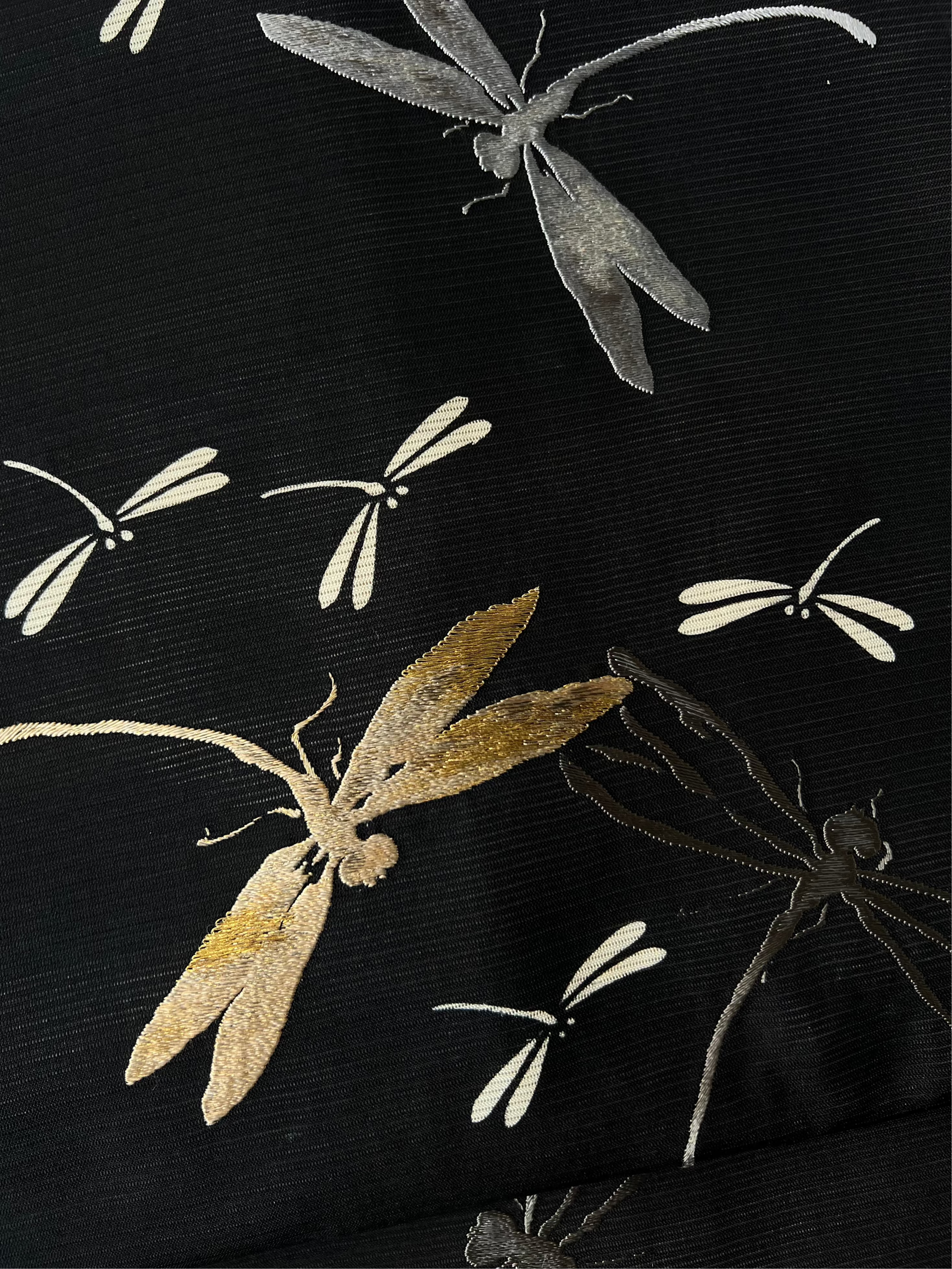 蜻蛉 絽(Wing):アンティーク|名古屋帯