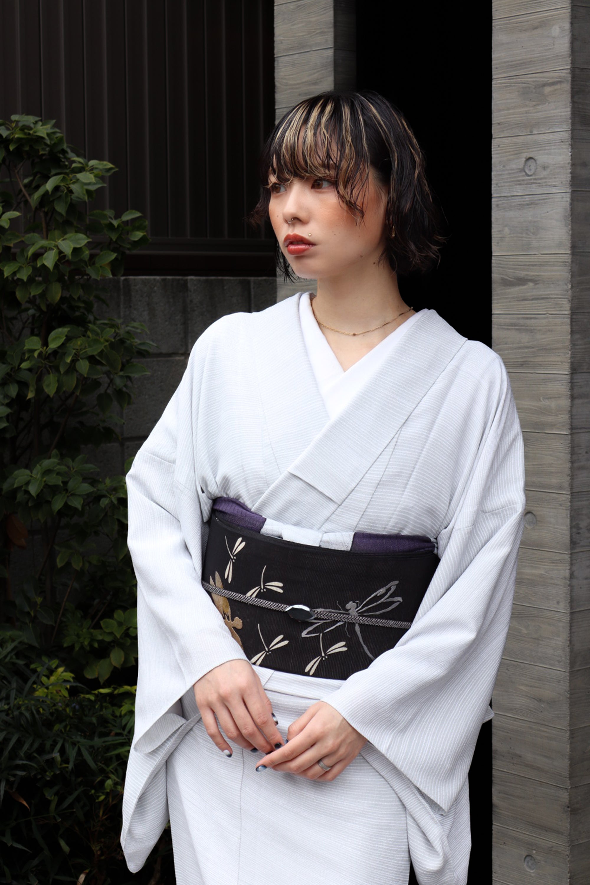 名古屋帯|蜻蛉 絽|Wing|アンティーク