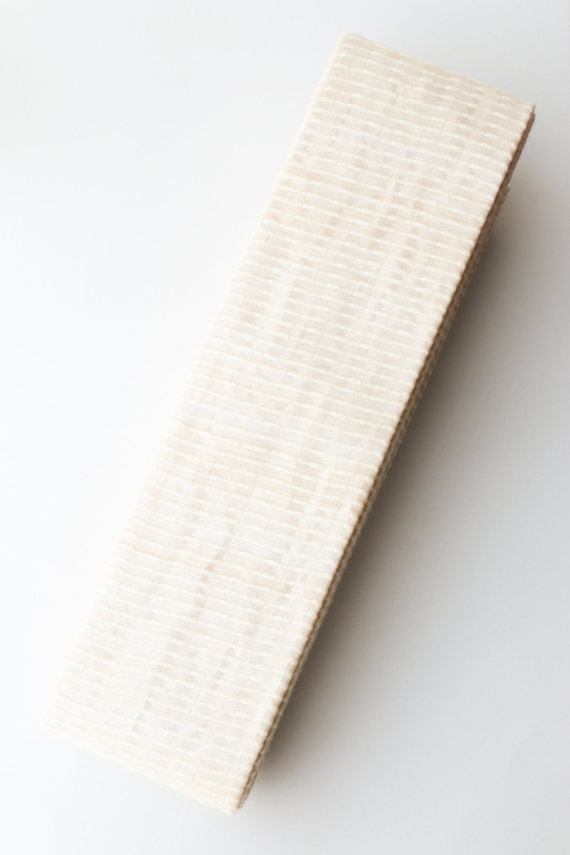 芭蕉段織 一重 白(誉田屋源兵衛):角帯