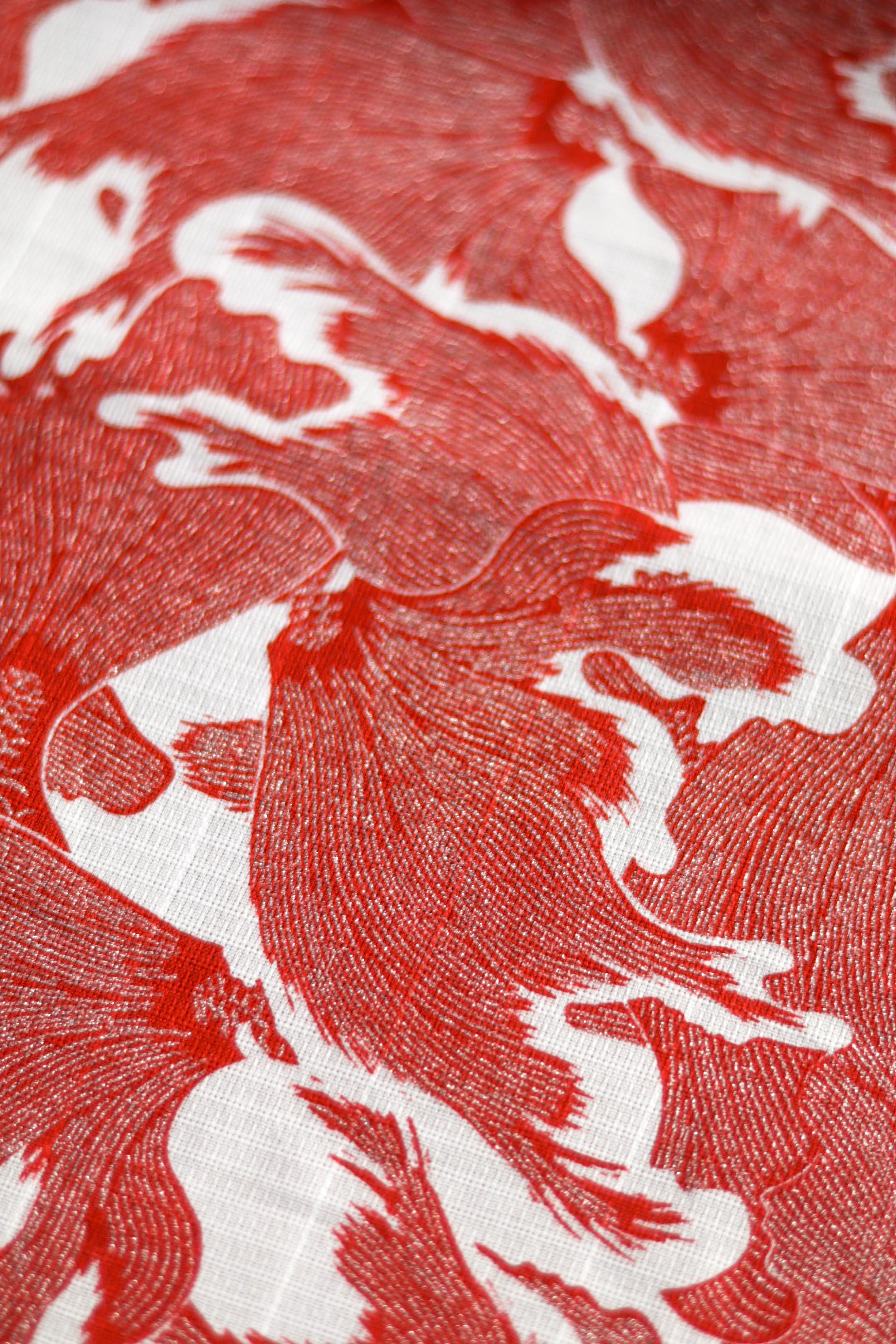 Goldfish Red and Silver (Nishioka Pencil): Yukata