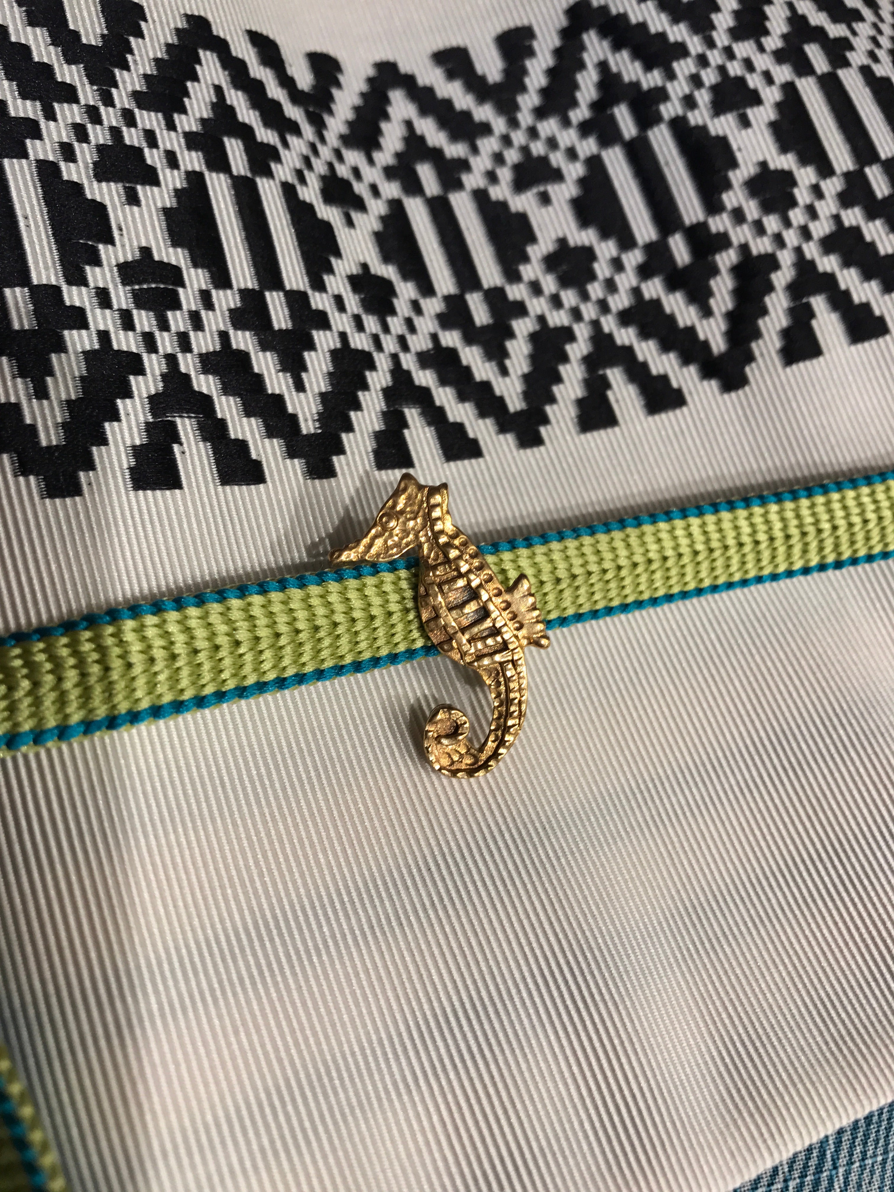 Seahorse (ecoRAL): Obi clasp