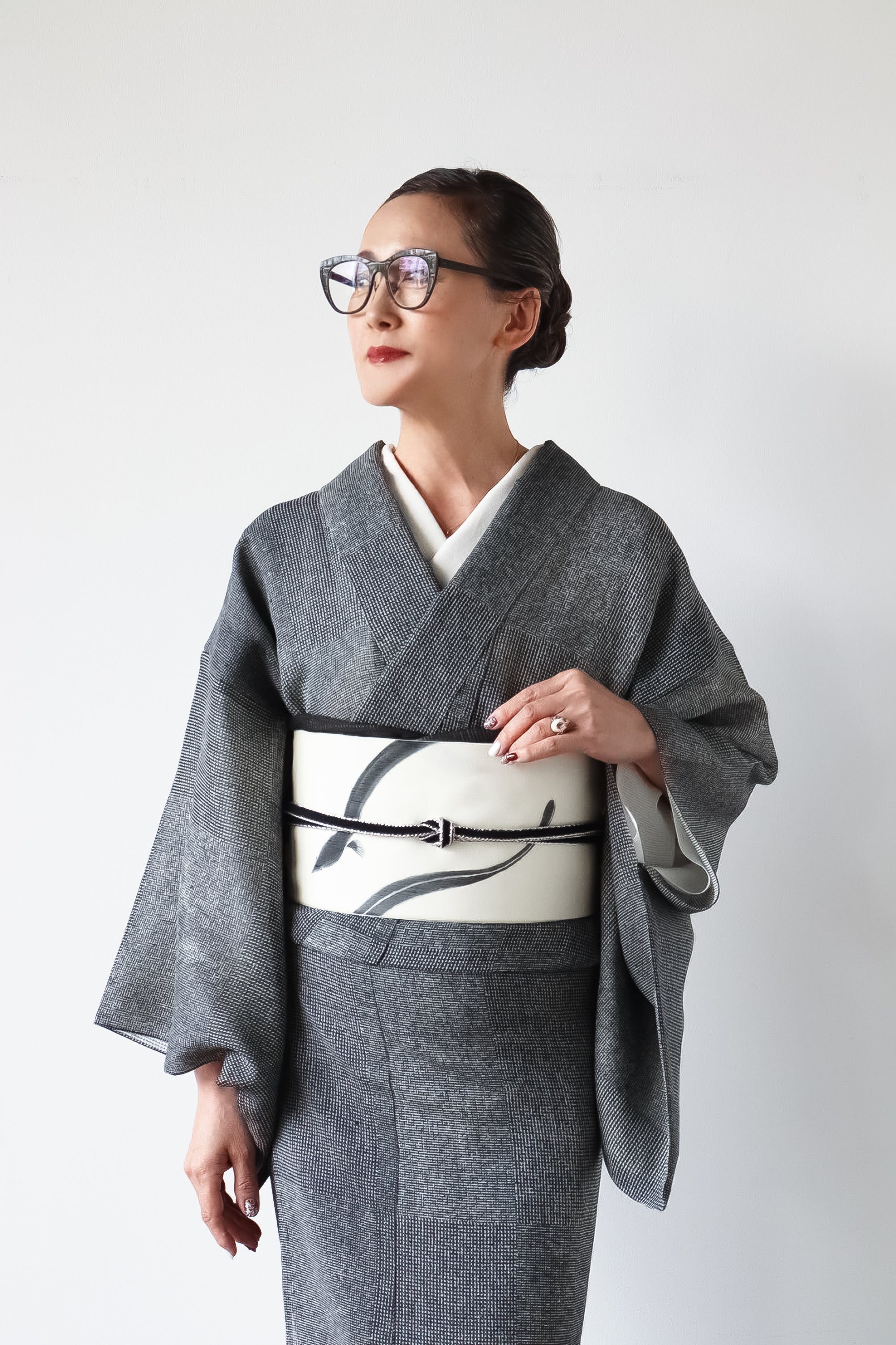 Eel Ensozu (KAPUKI x Nishioka Pencil x Seiken): 9-inch | Nagoya obi (including tailoring and guard fees)