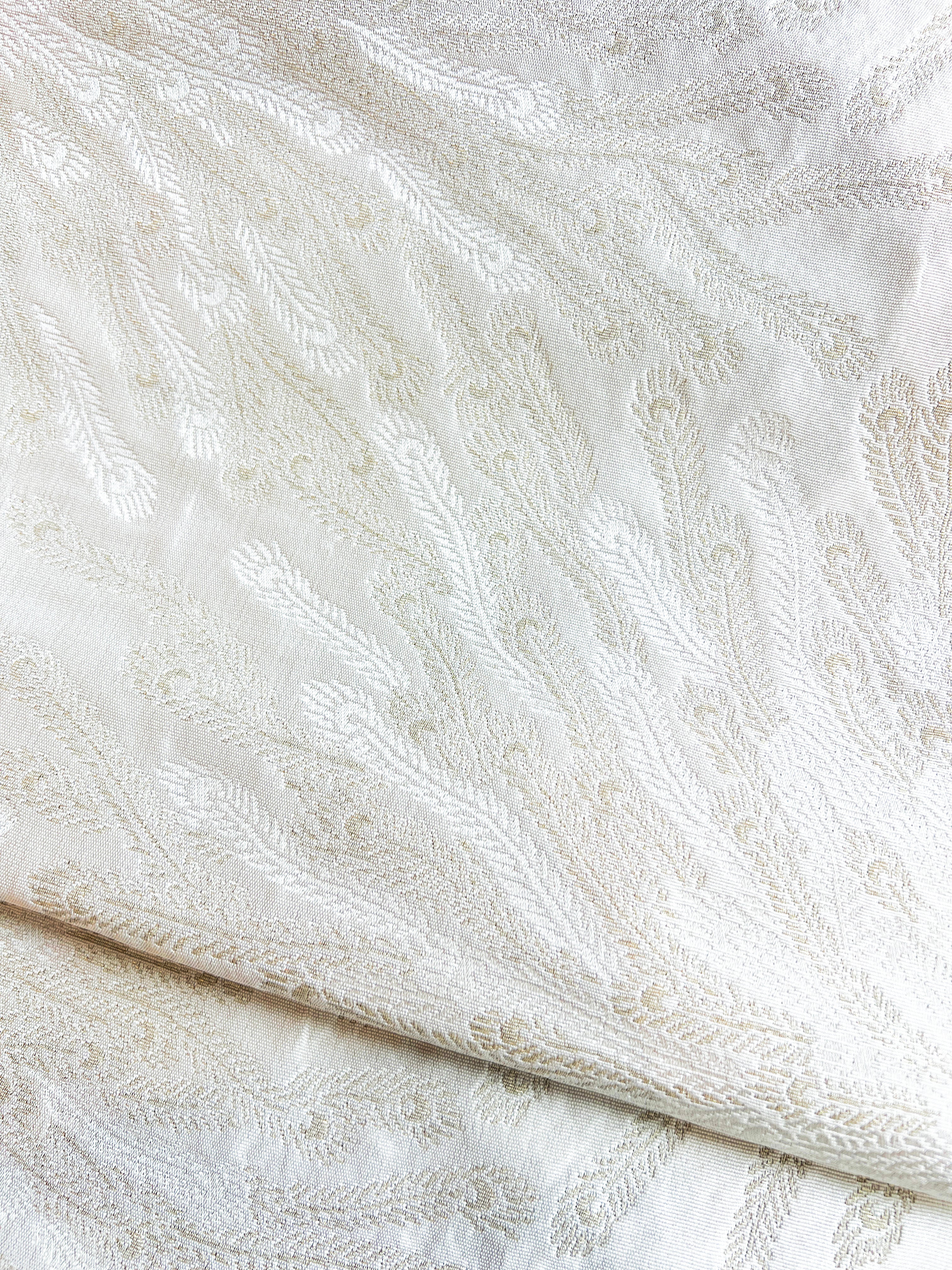 兵児帯|孔雀の羽根 白金|KAPUKI