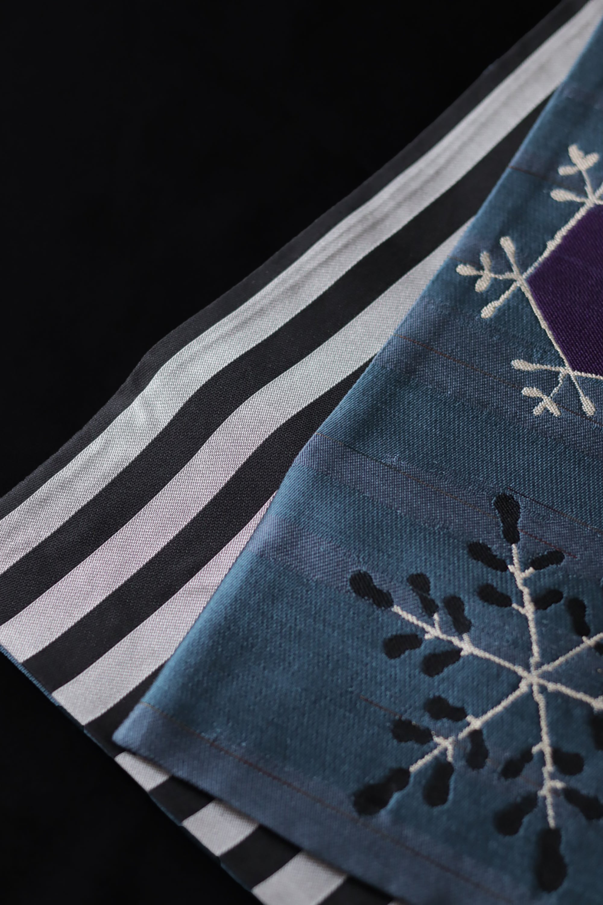 Snowflake pattern (KAPUKI original antique reproduction pattern): Kyoto Fukuro Obi | Fukuro Obi | Nishijin weave | Pure silk (tailoring fee included)