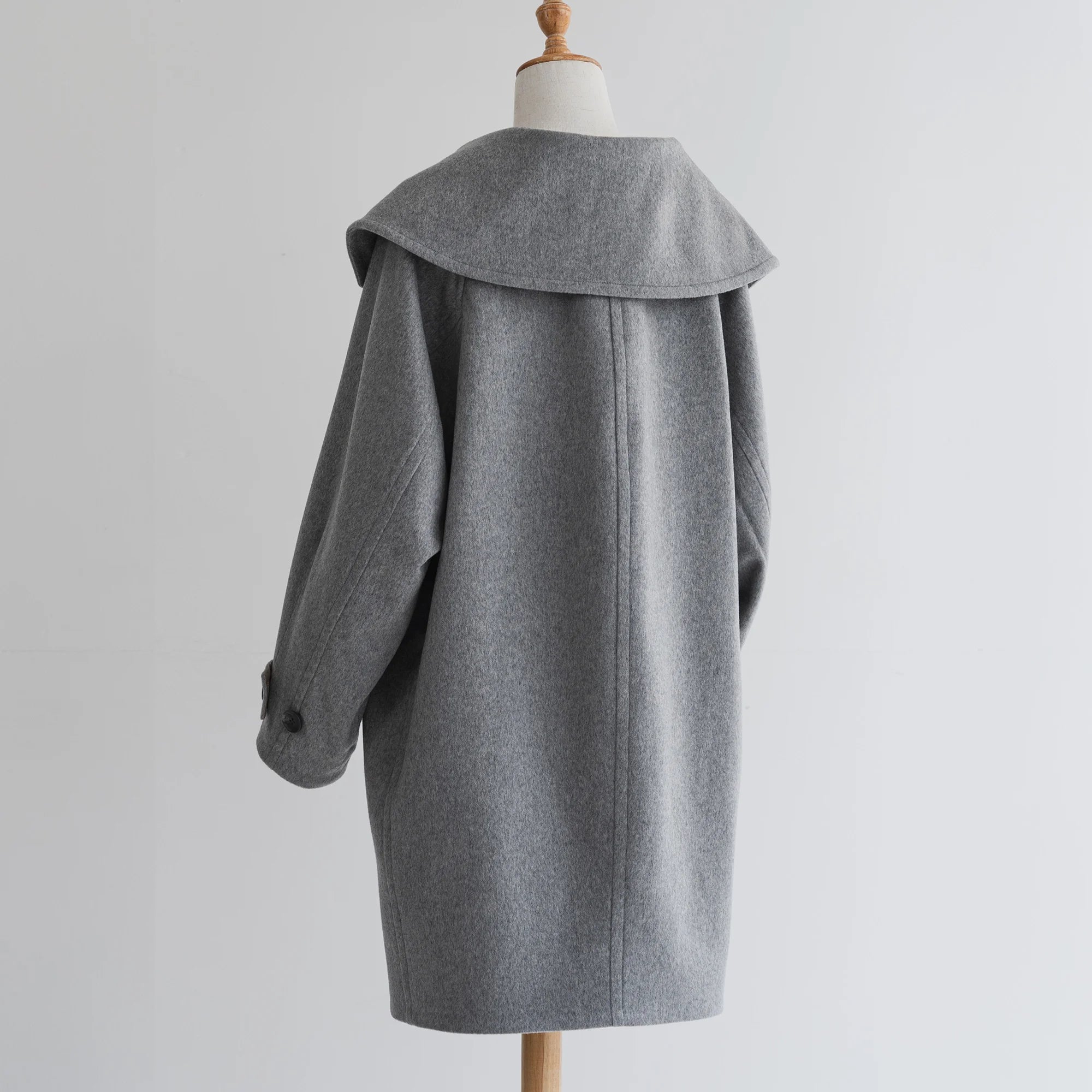 【受注生産】コート|duo coat|pale gray|KOTOWA
