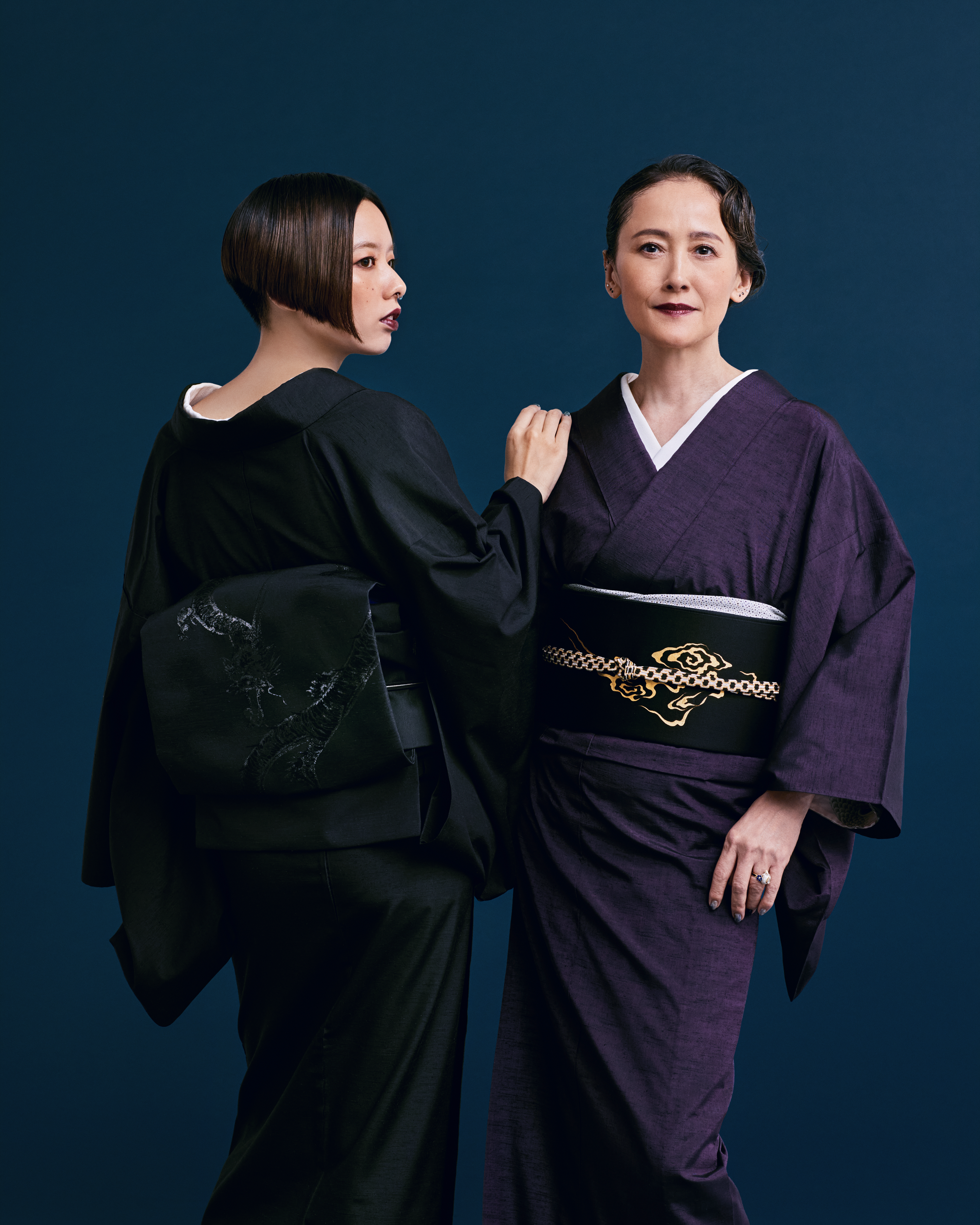 Juyo Tsumugi Hibiki Purple: Yonezawa weave | Pure silk | Single layer | Double layer