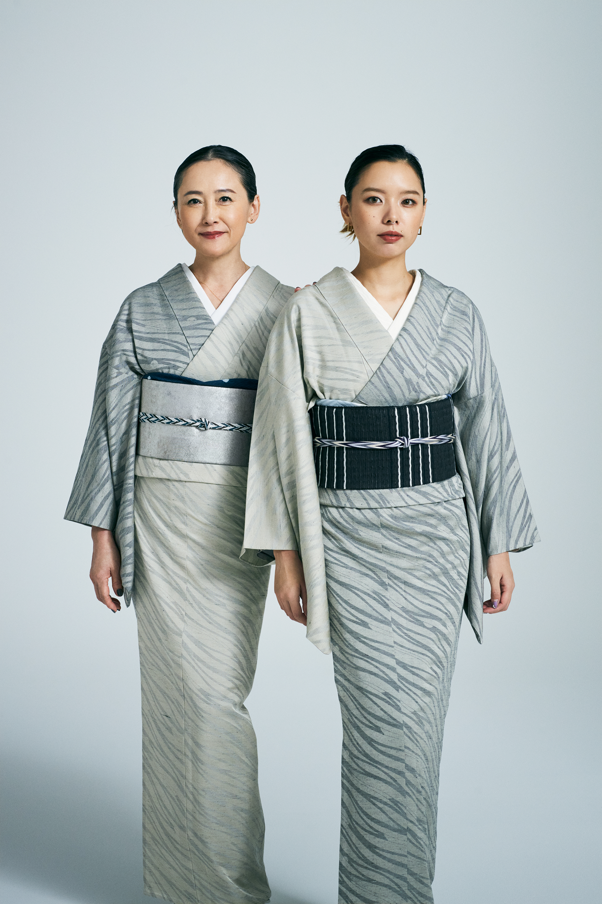 着物|洗えるお召|ala elle ジャングル 片身変わり|ワタマサ|綾紬|正絹