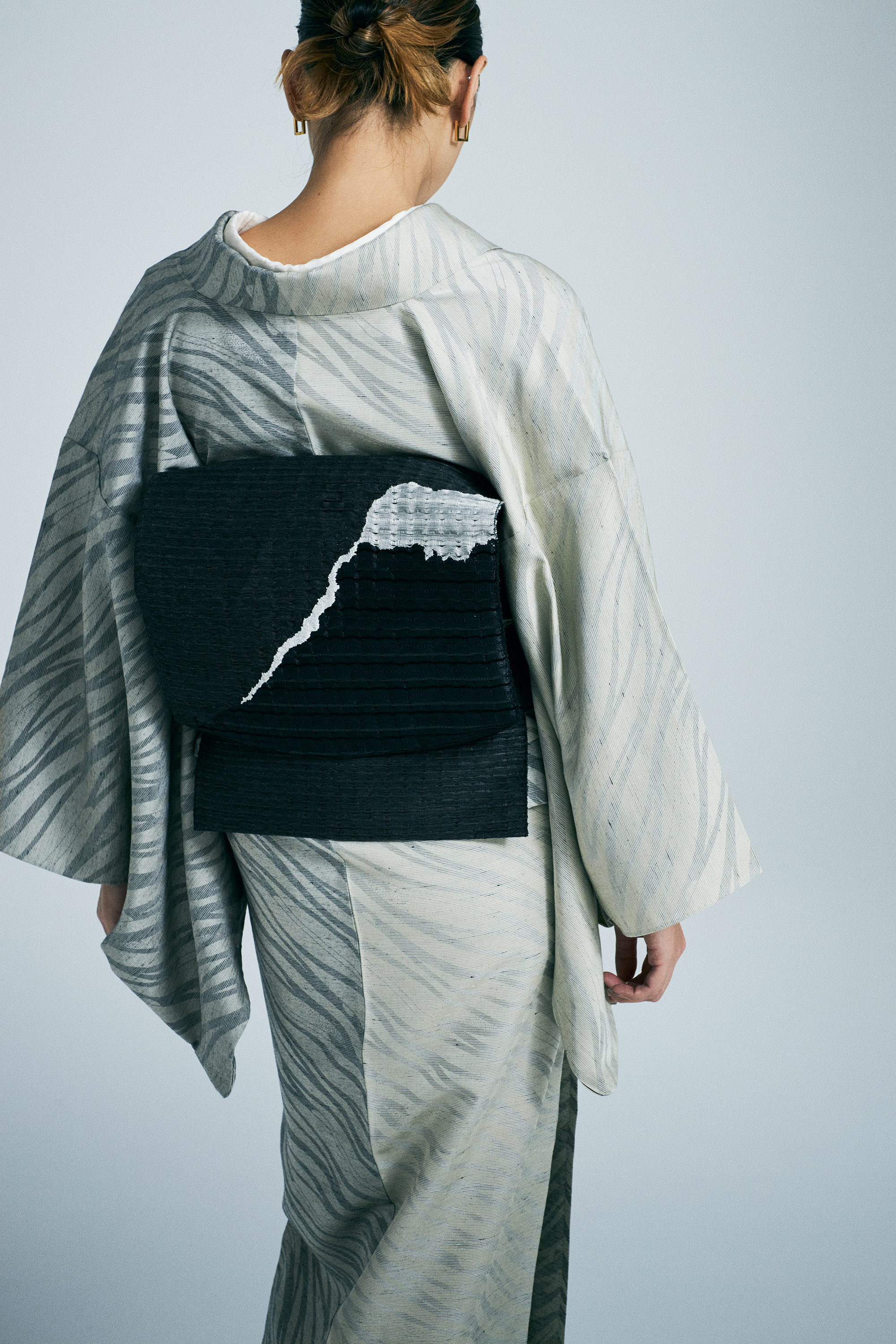 Paper cloth 8 inches Black Fuji