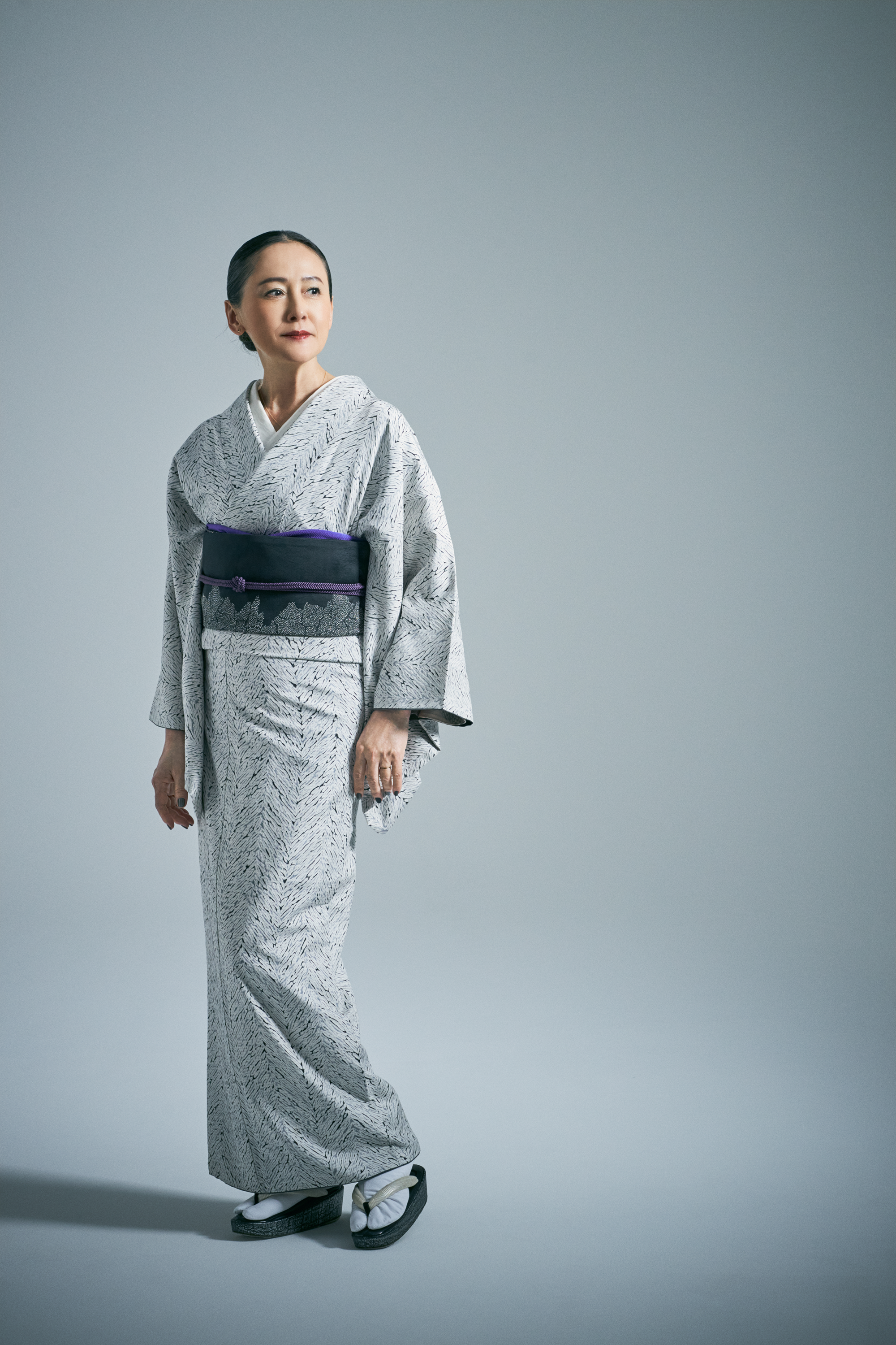 Sayagata KAPUKI special order (Erihide): Obiage | Pure silk