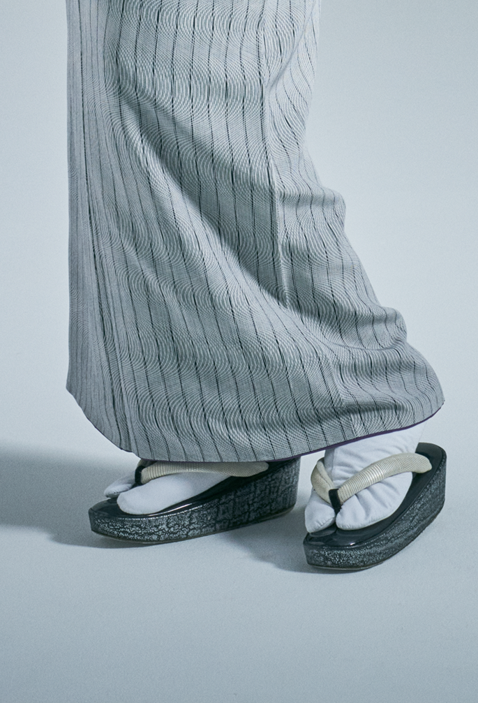 【受注生産】草履|真綿 黒い象|和小物さくら×KAPUKI