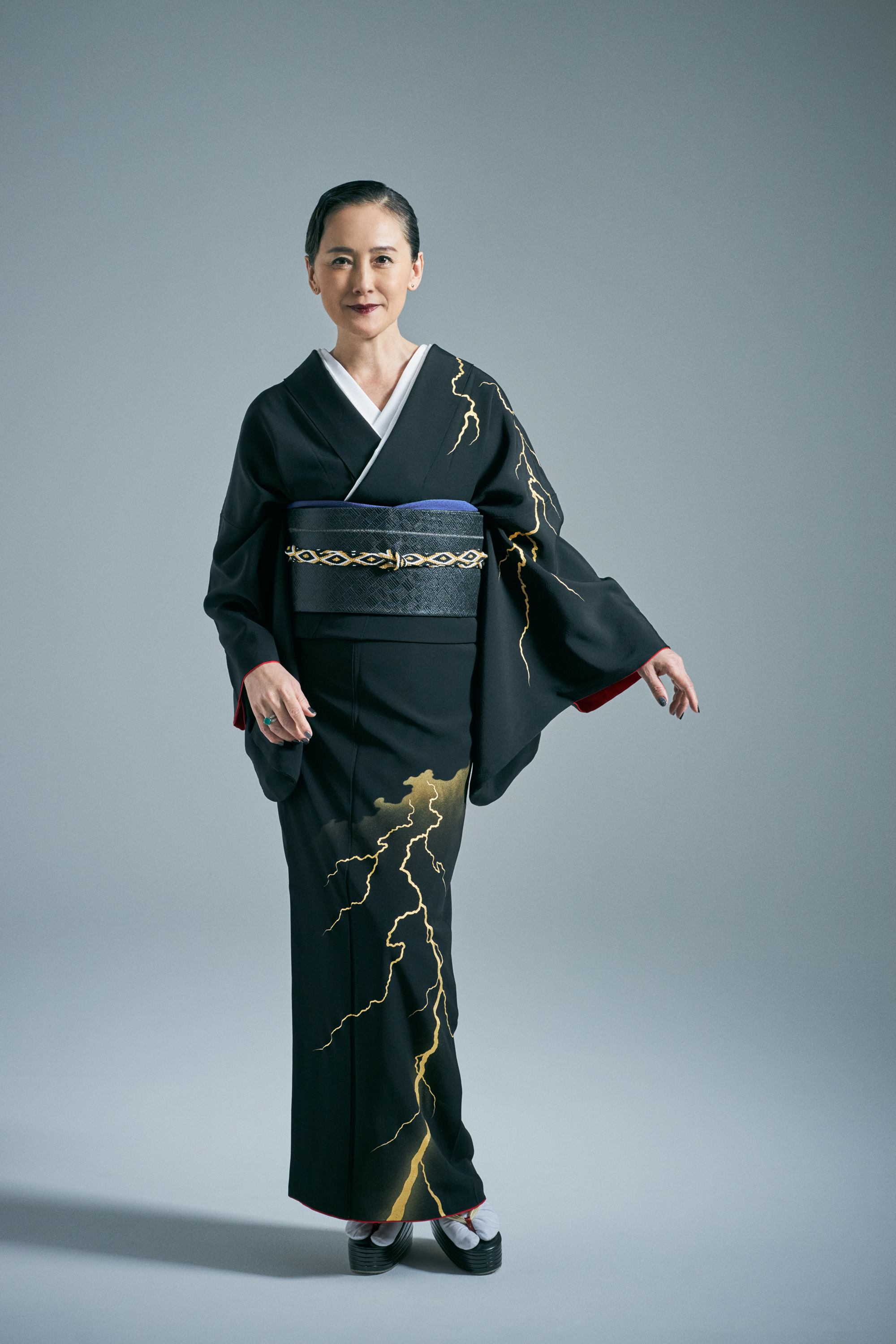 着物｜訪問着｜金彩 稲妻｜KAPUKI