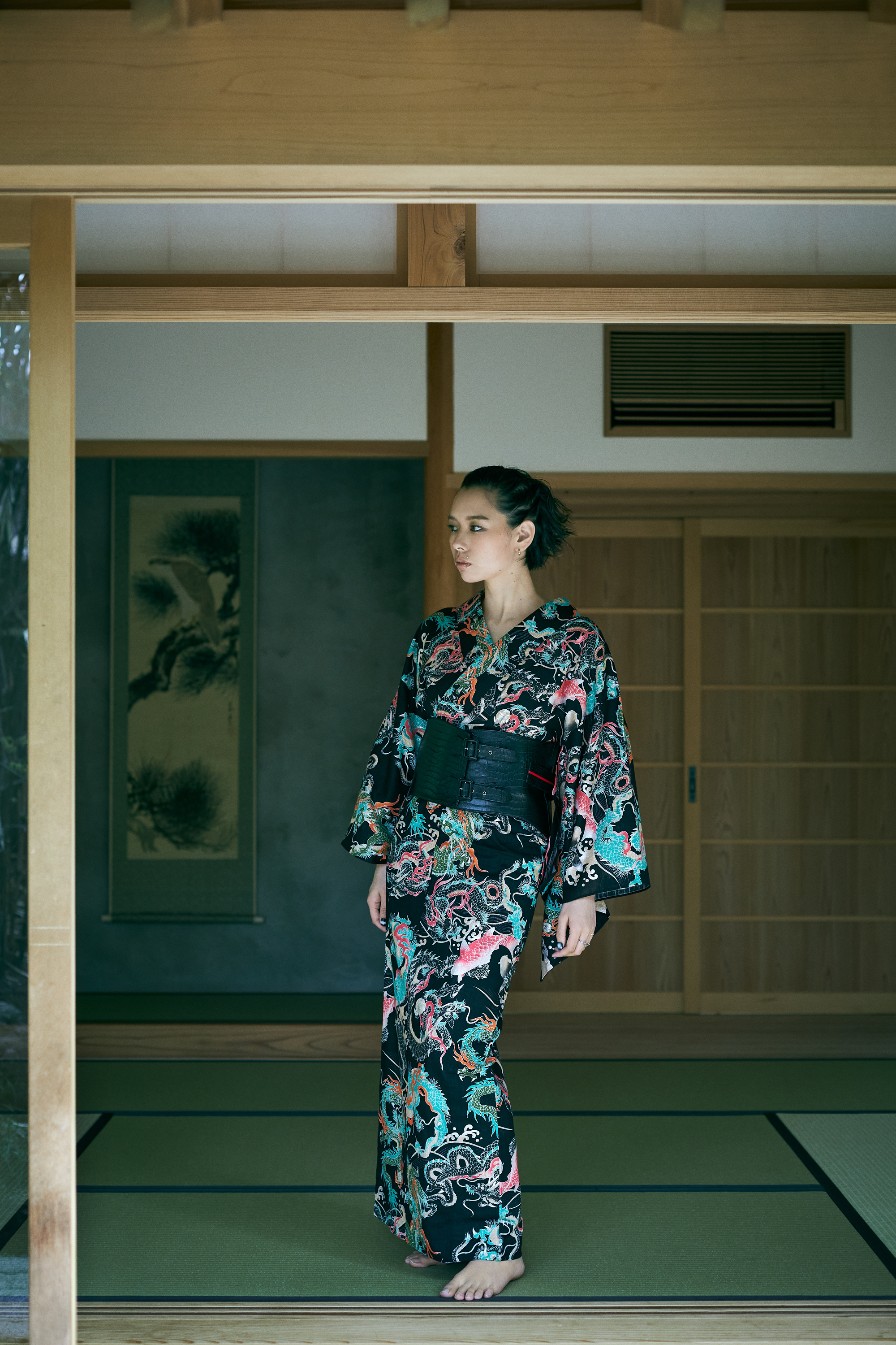 龍舞皇帝 黒(誉田屋源兵衛):浴衣