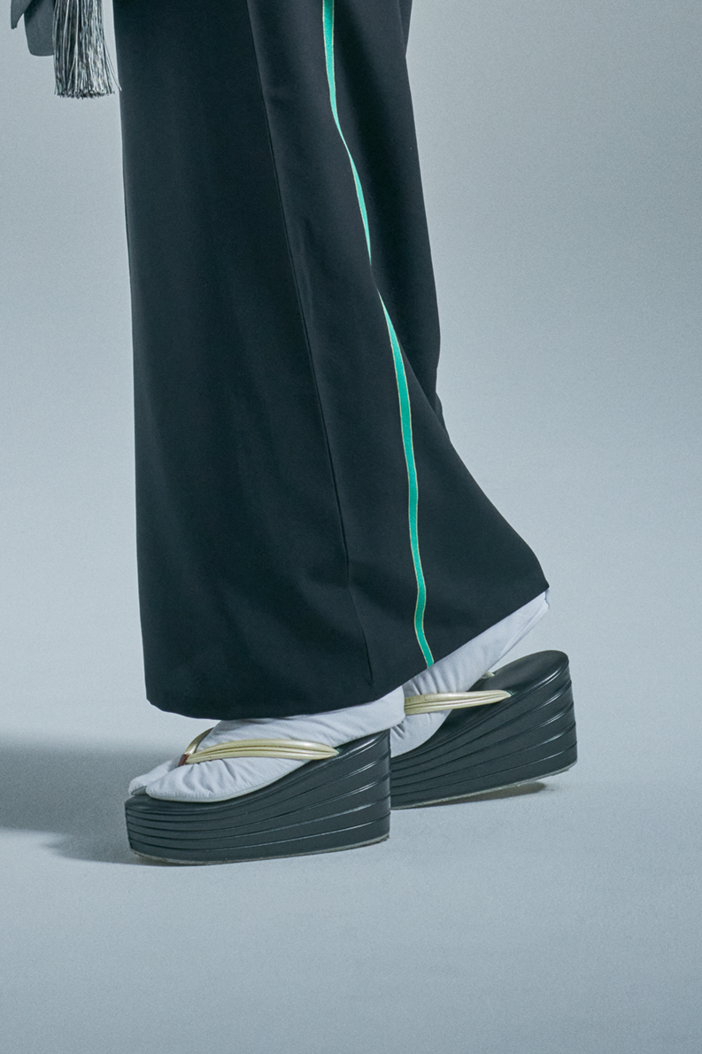 【受注生産】草履|五段 本革×エナメル|神田胡蝶×KAPUKI