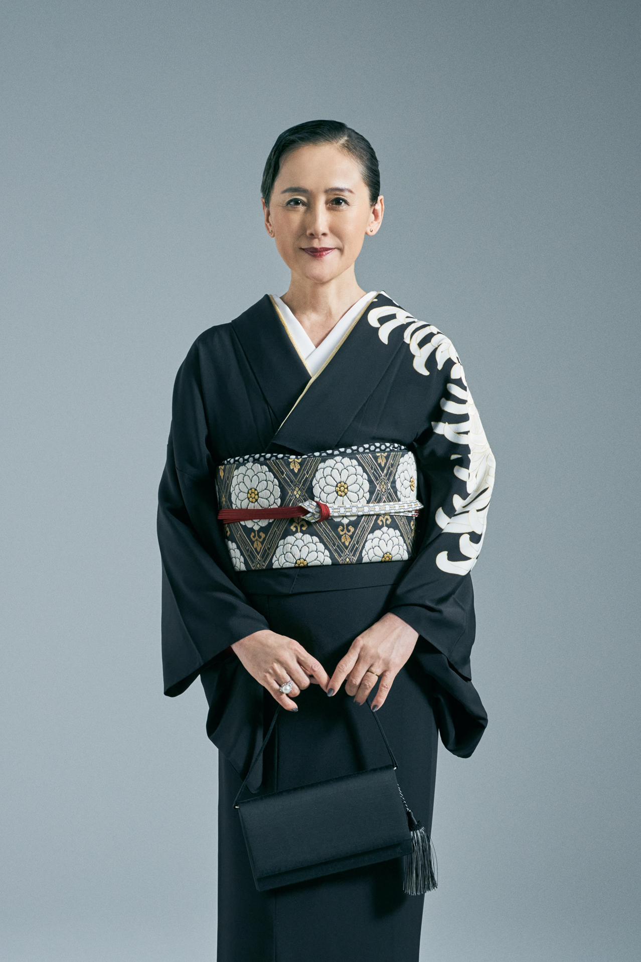 Diamond-cut chrysanthemum (Komutaya Genbei): Fukuro obi (sash) | Pure silk