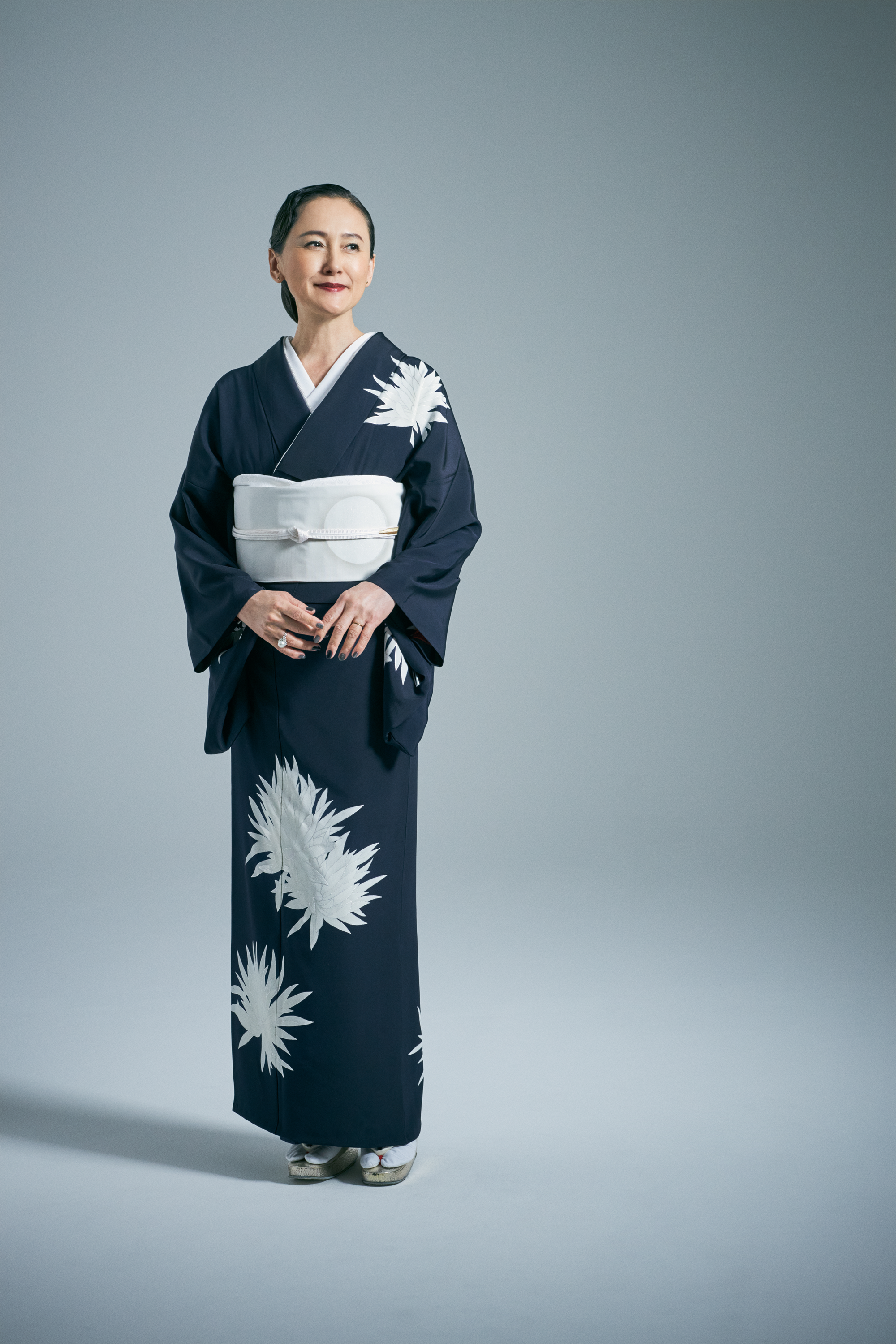 Moon Ring White (Seike): Nagoya Obi | 9 Sun (Ready-made, guarded)