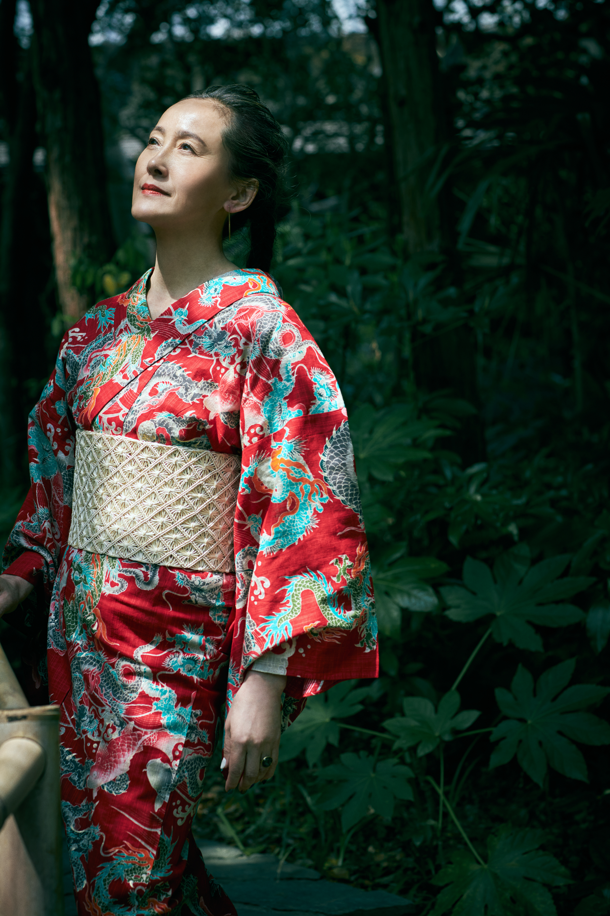 Dragon Dance Emperor Red (Komidaya Genbei): Yukata