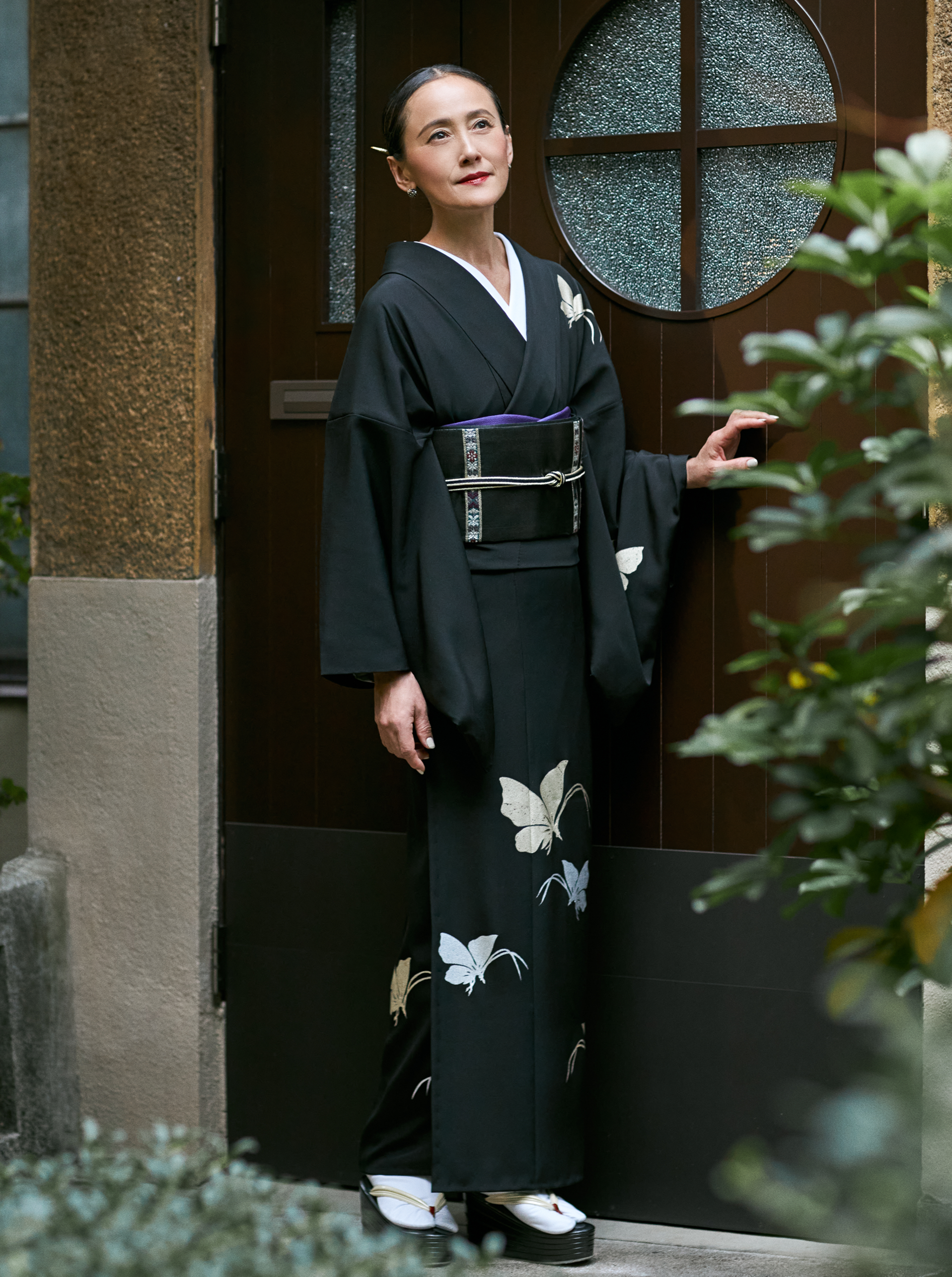 Sayagata KAPUKI special order (Erihide): Obiage | Pure silk