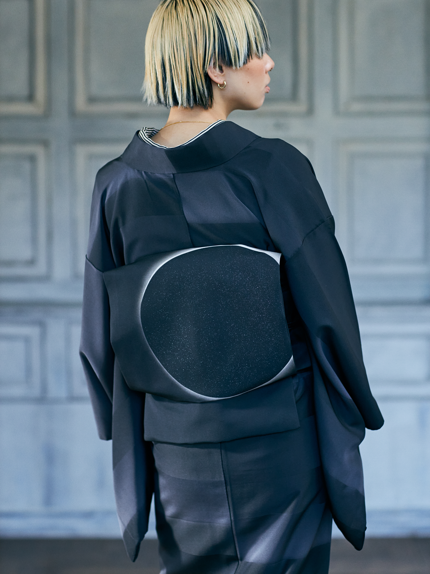 Lacquer horizontal step: small pattern | pure silk | single robe | underskirt | kimono