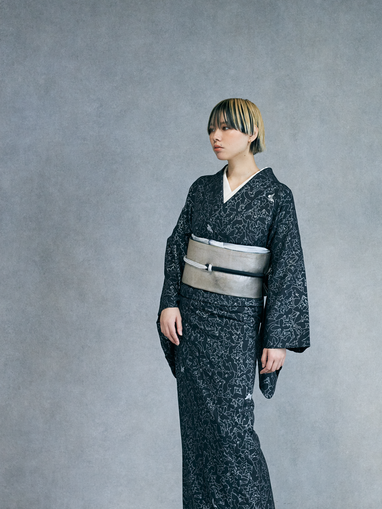 袋帯|古箔|桃山摺箔|誉田屋源兵衛|本銀|お仕立て代込み