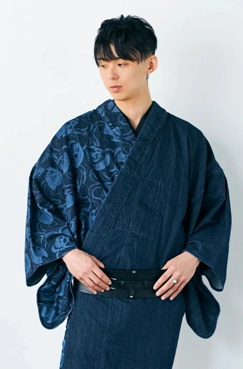 帯ベルト|クロコ ブラック|Lサイズ|メンズ|KAPUKI