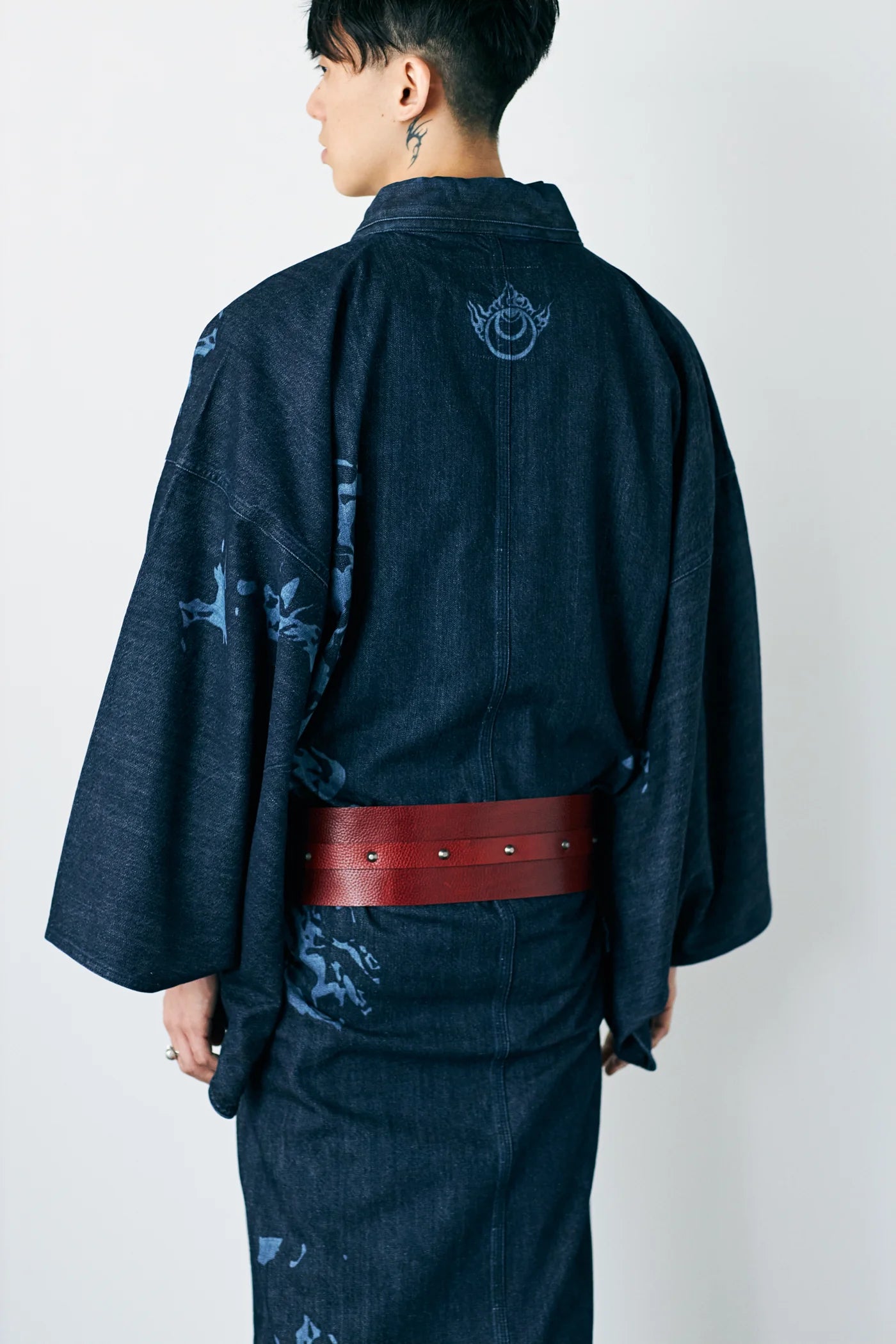 Red: Men's Obi Belt | Leather Type (Limited Quantity)