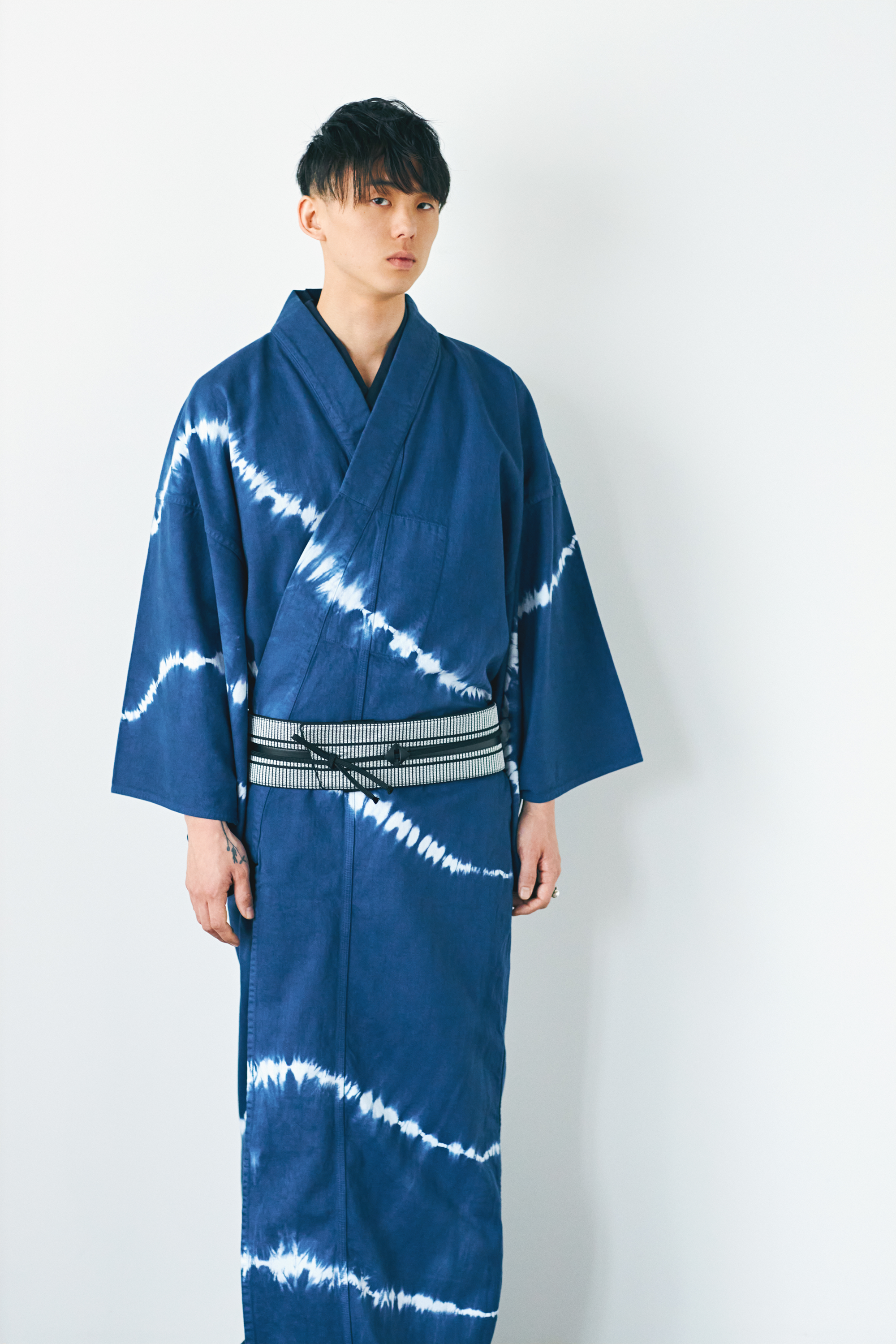 Denim Kimono | Tie-dye | Men's | KAPUKI | *Available until sold out