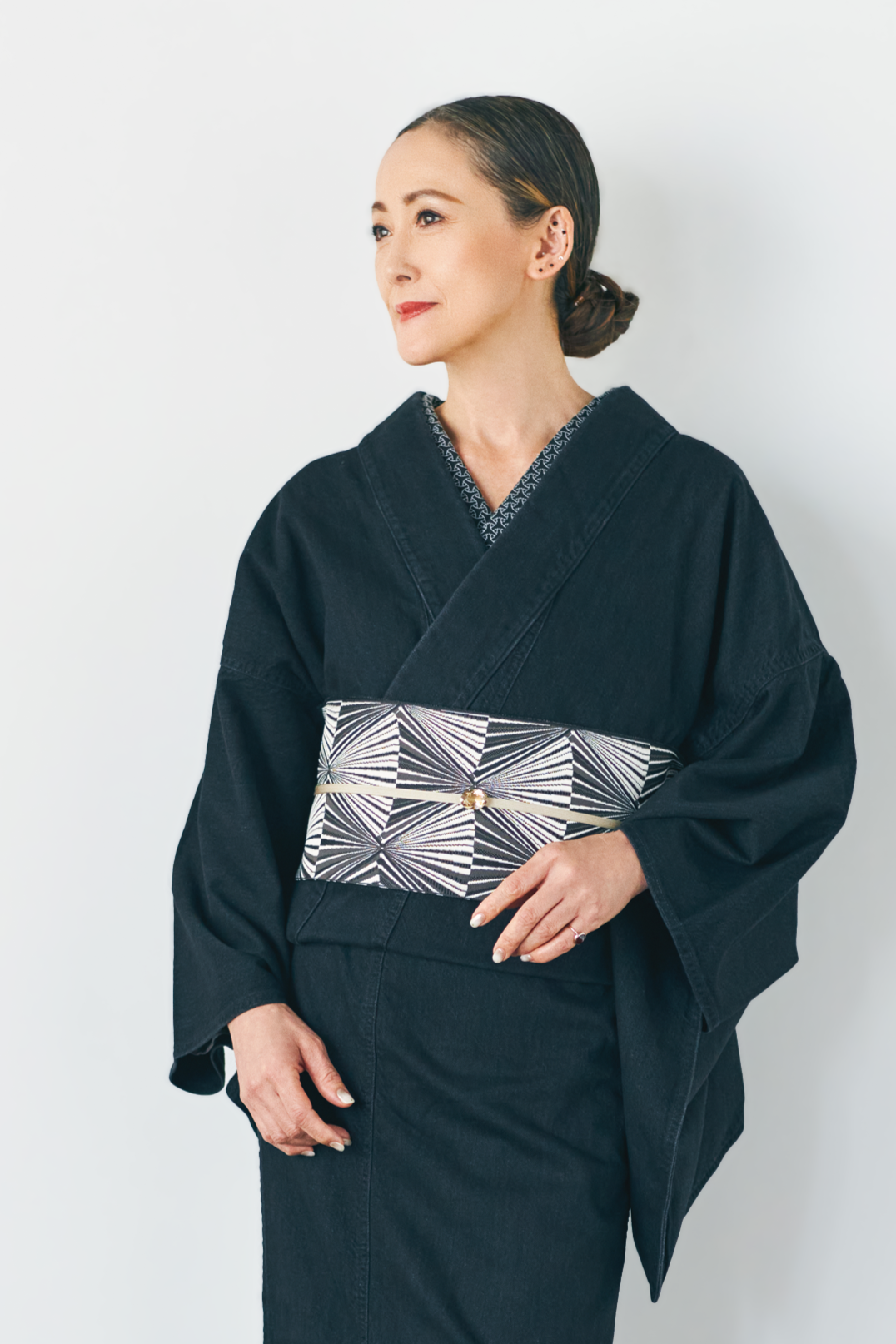 Diamond (KAPUKI original): Nagoya obi | 8-inch obi | Hakata weave | Pure silk (tailoring included) *Sales will end once sold out