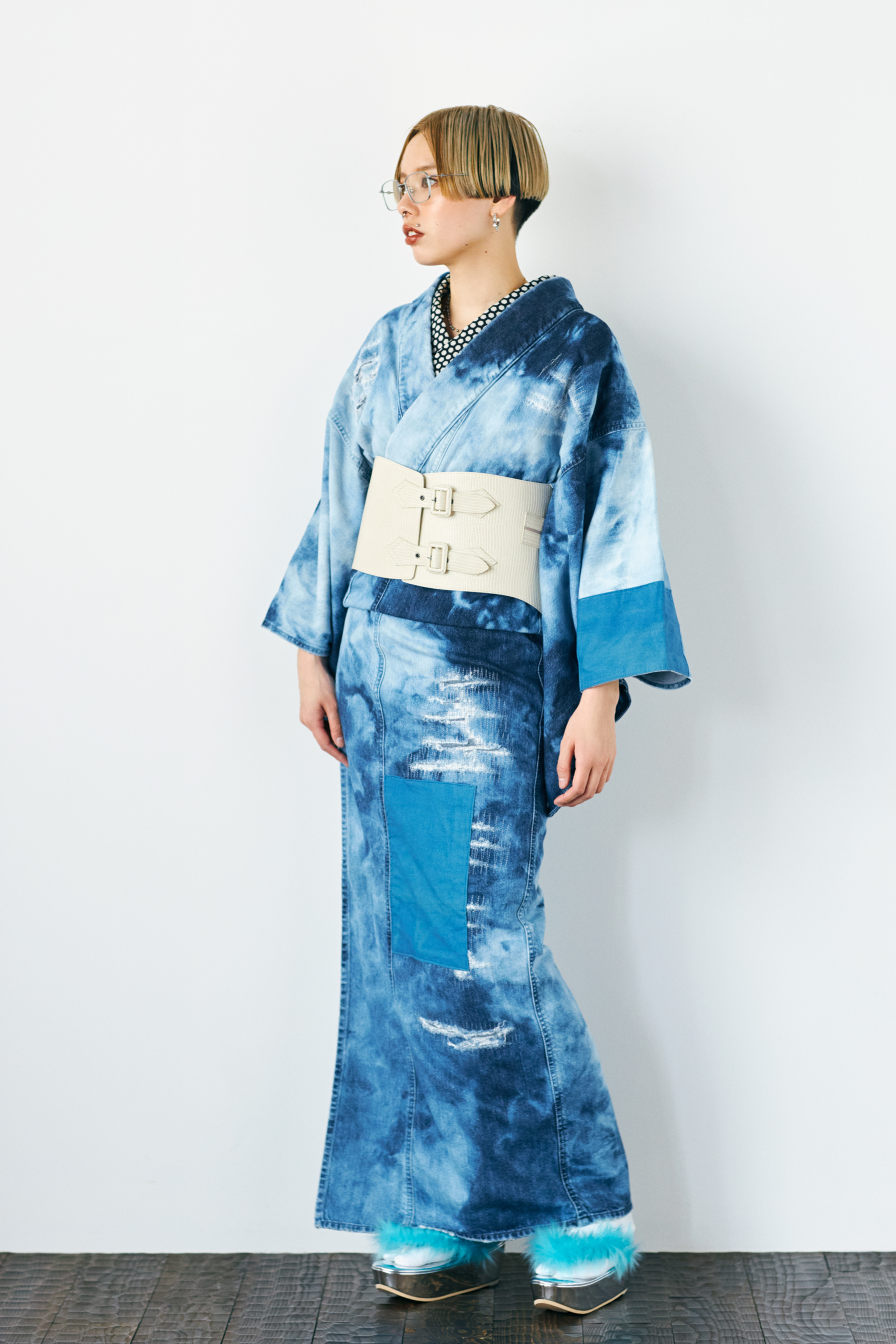 デニム着物|10YR|レディース|KAPUKI| *完売次第販売終了